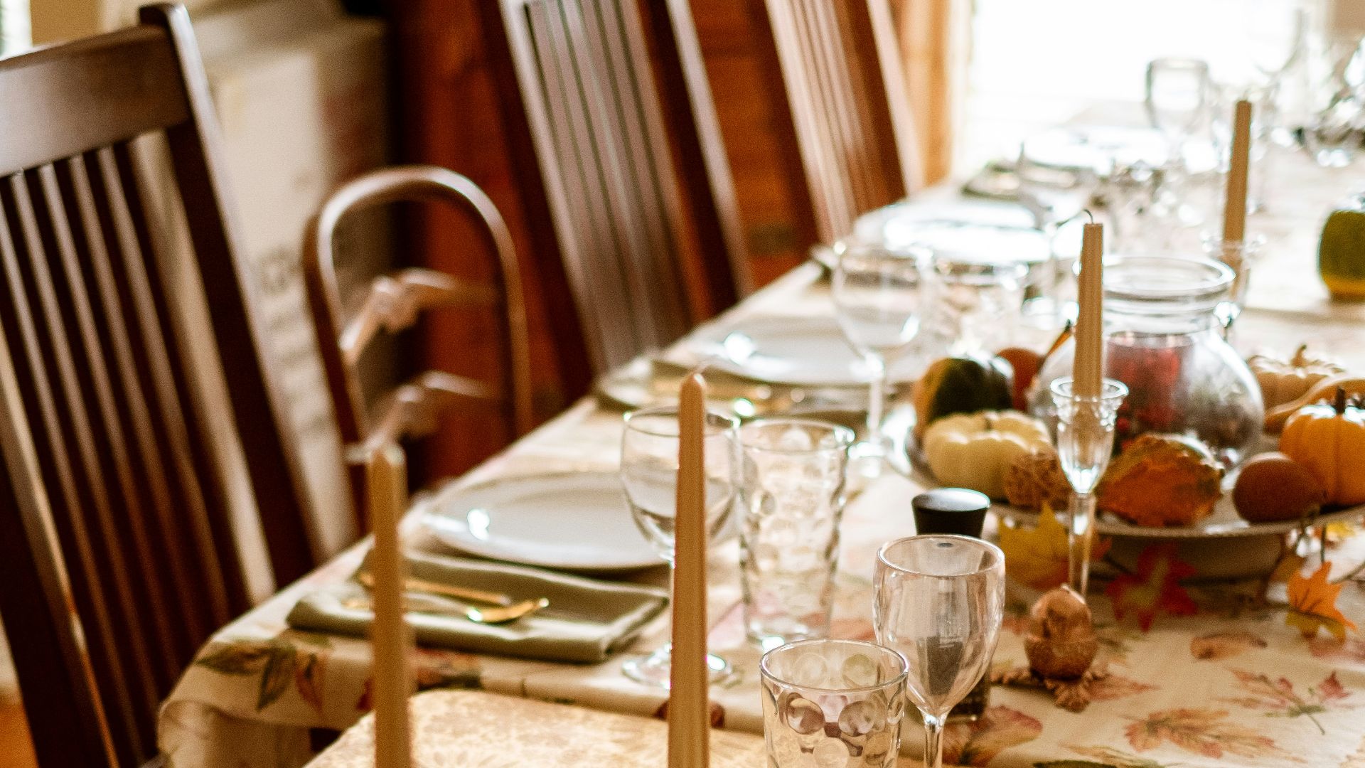 clear wine glass on table