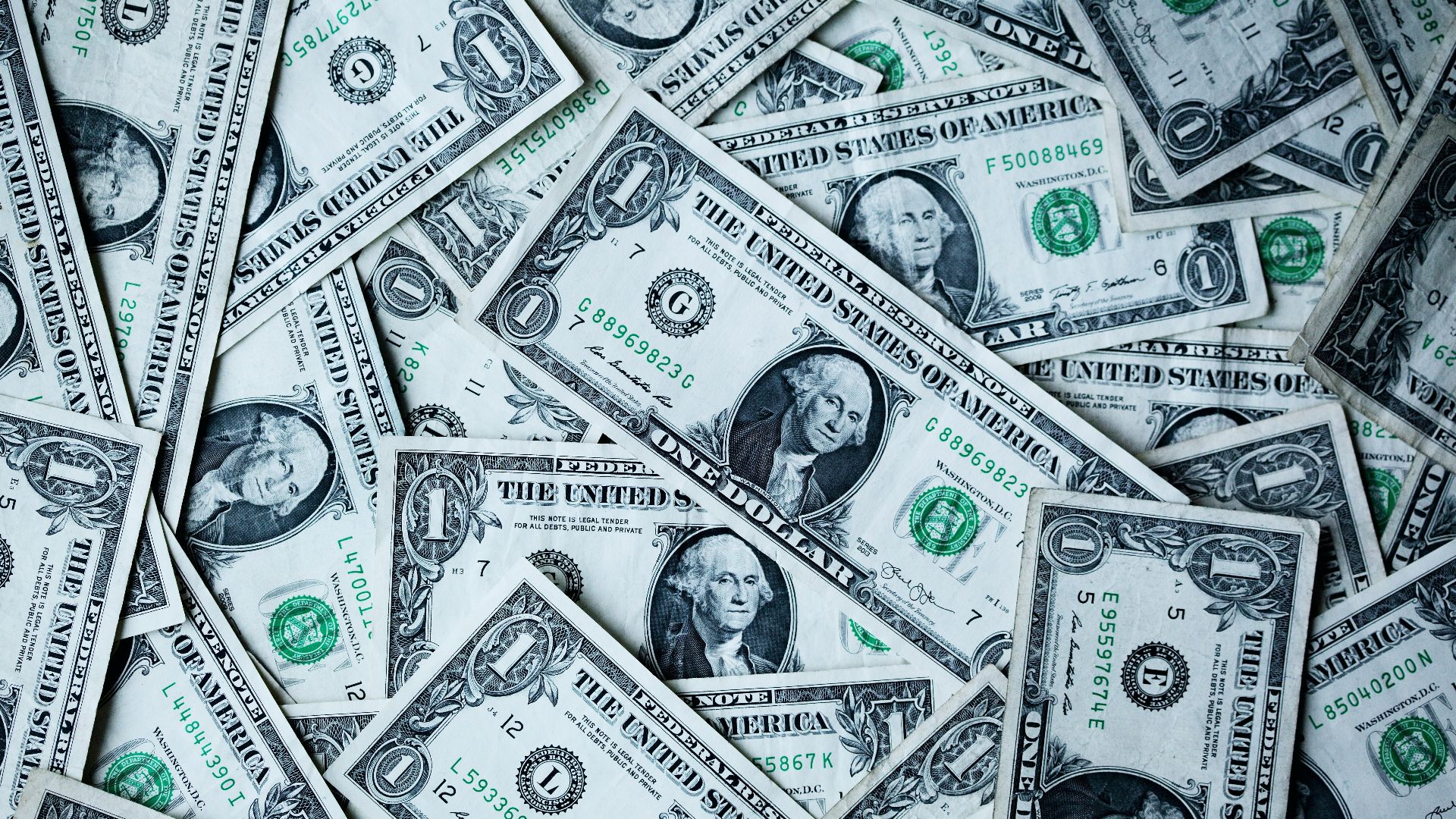 1 U.S.A dollar banknotes