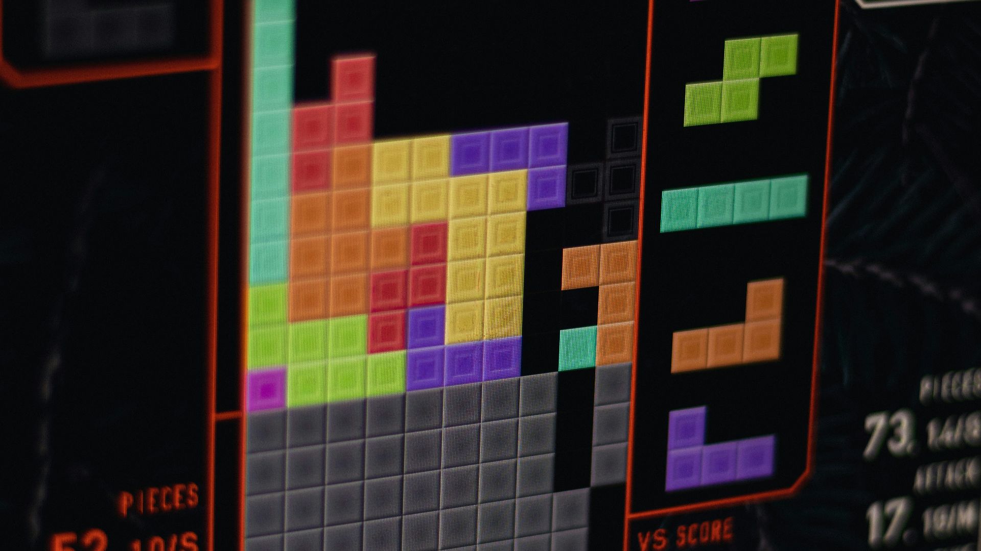 a close up of a computer screen with a game on it