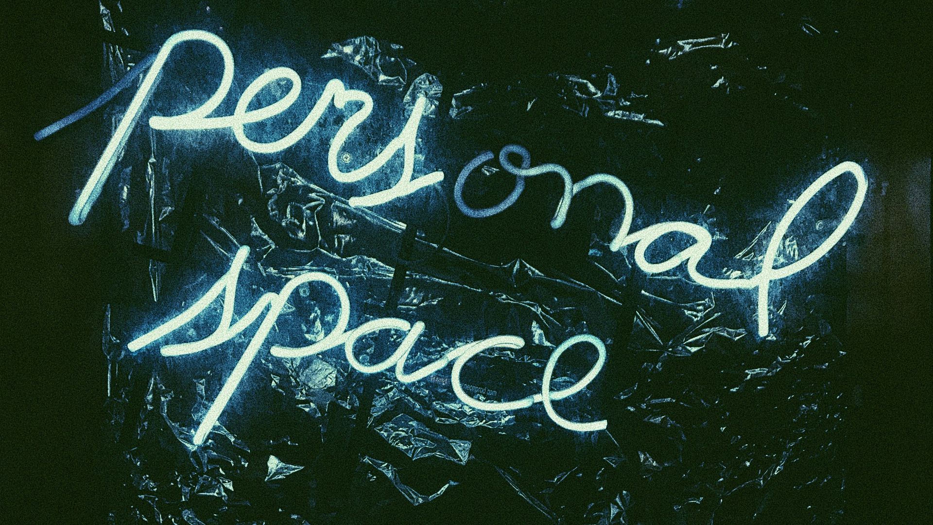 lit personal neon signage