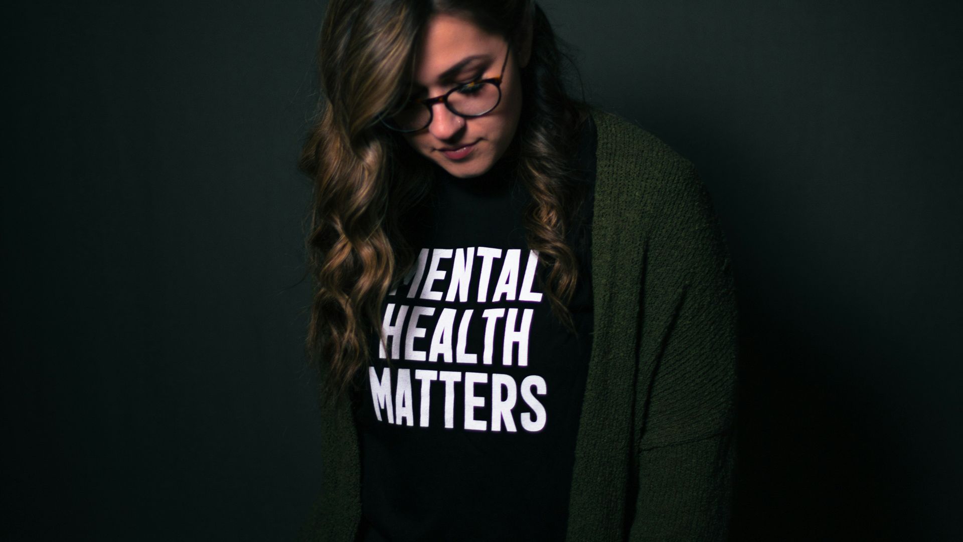 woman in black and white long sleeve shirt