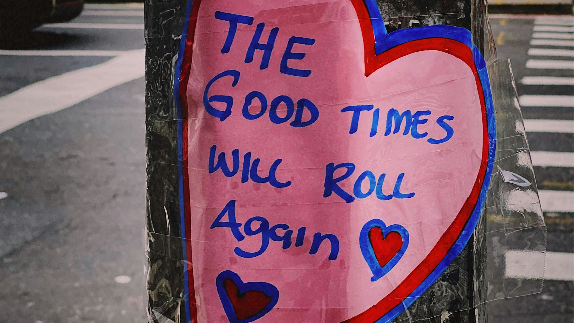 blue red and white happy birthday signage