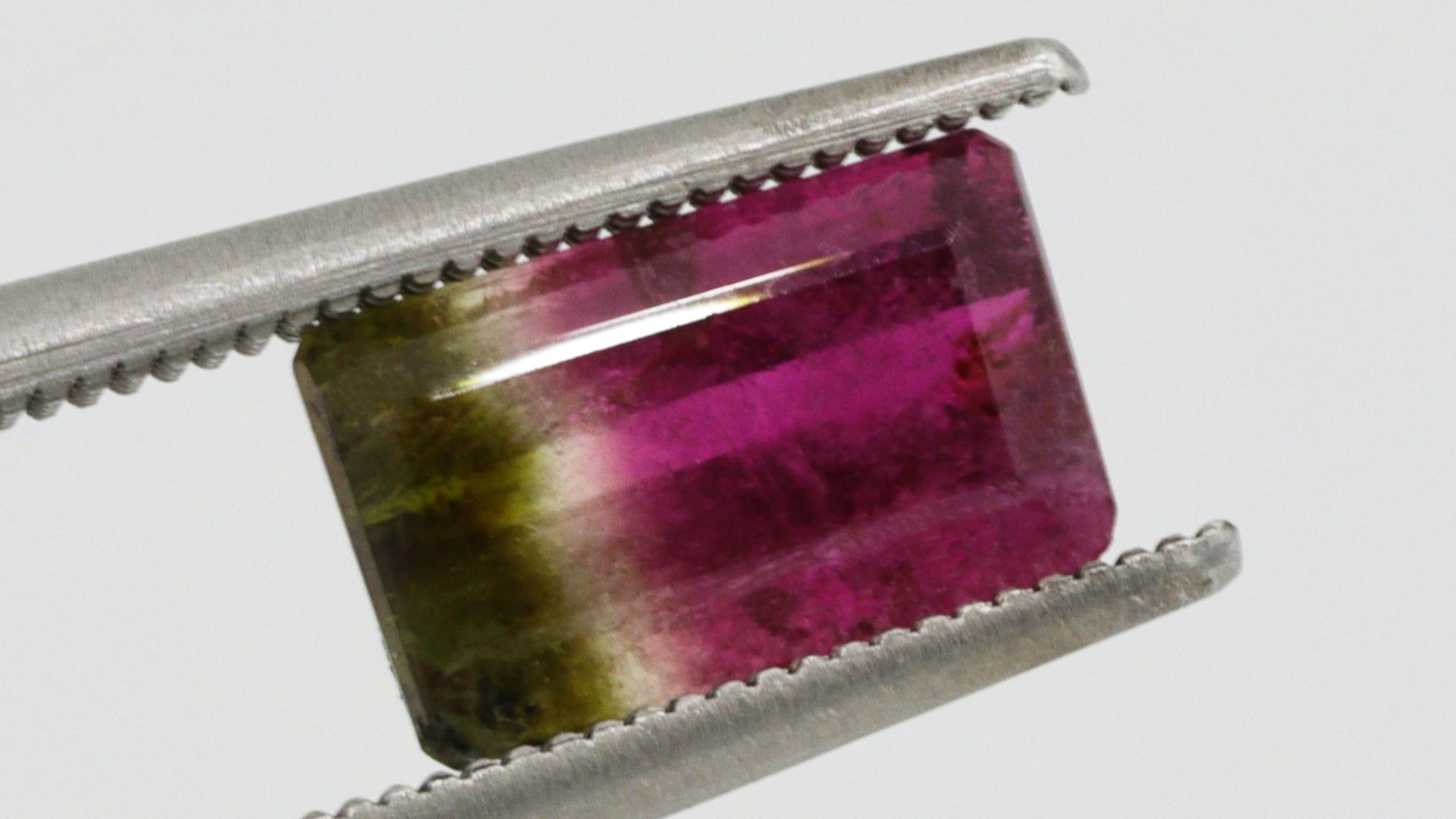 purple and silver hair clip