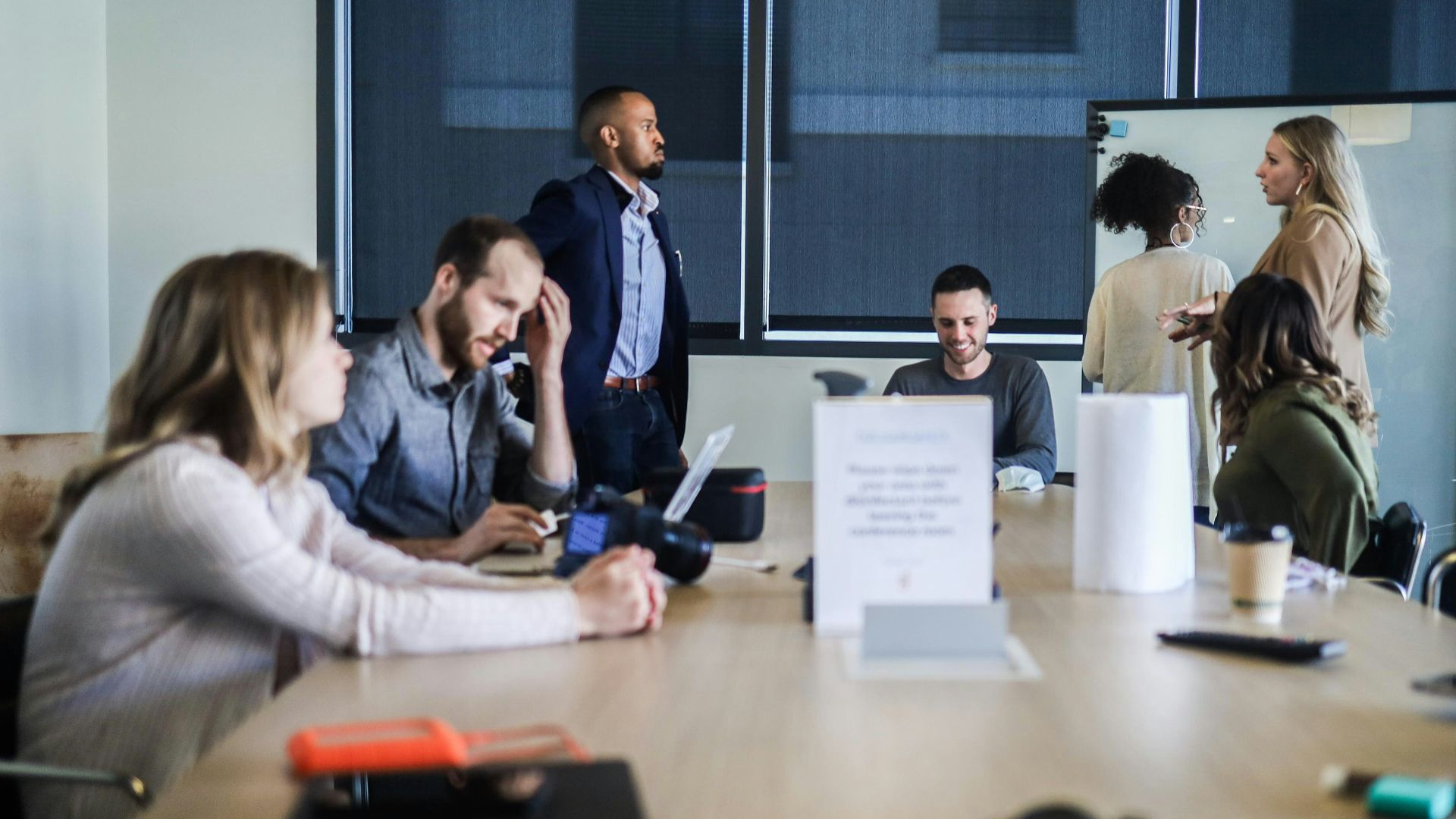 people sitting at the table