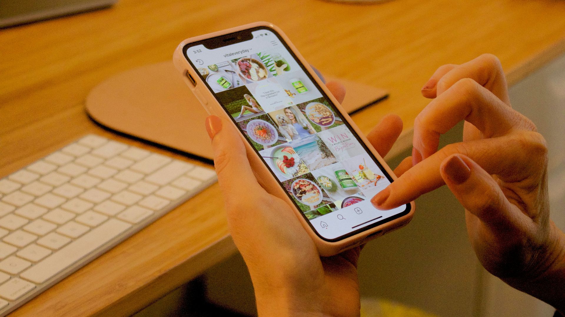 white Android smartphone