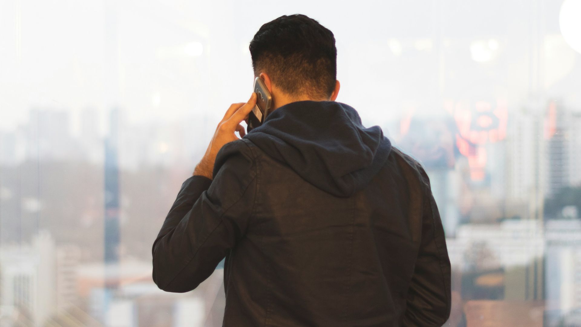 person holding phone