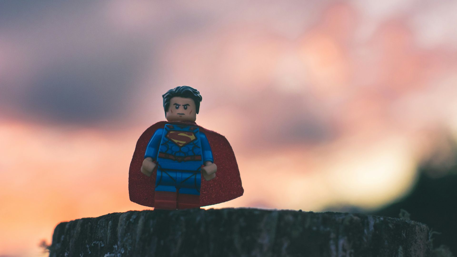 Funko Superman in shallow focus