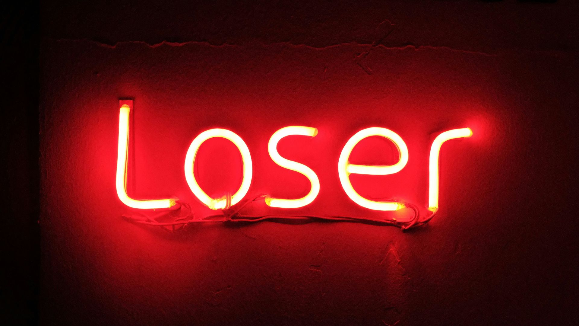 red love neon light signage