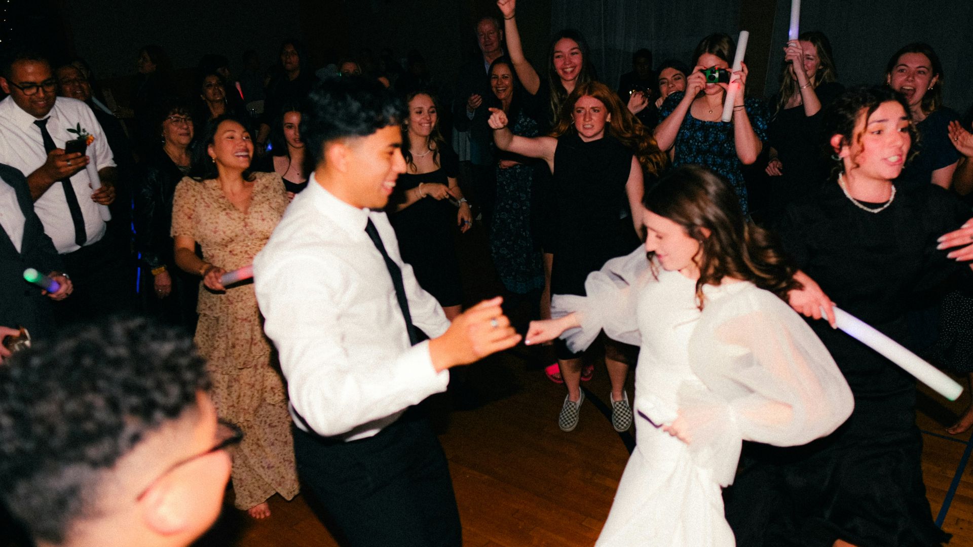 a couple of people that are on a dance floor