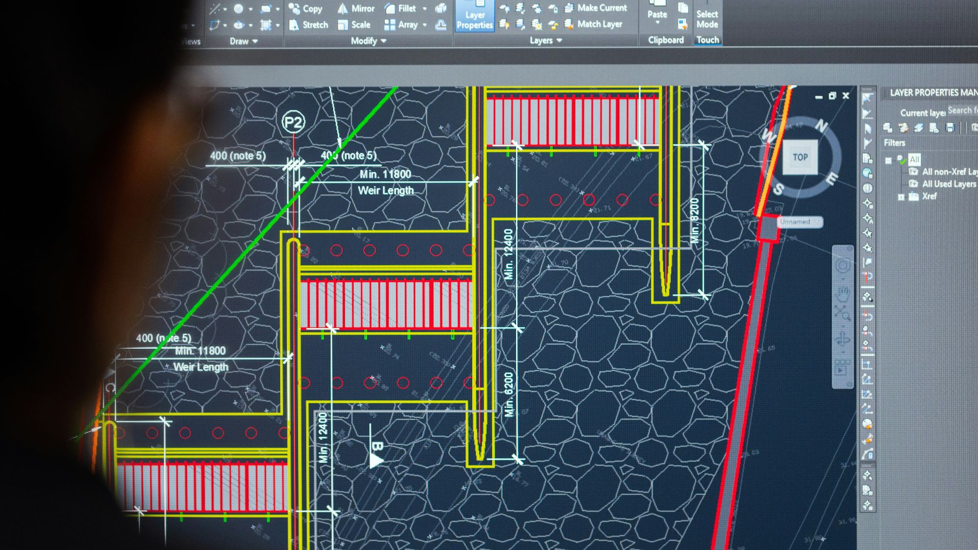 black flat screen computer monitor