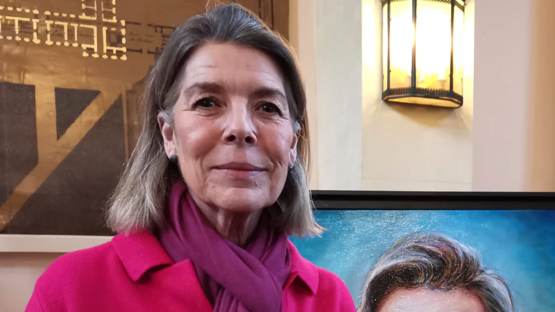 File:Remise de tableau de la Princesse Caroline de Monaco par Jean-Loup Othenin-Girard.jpg