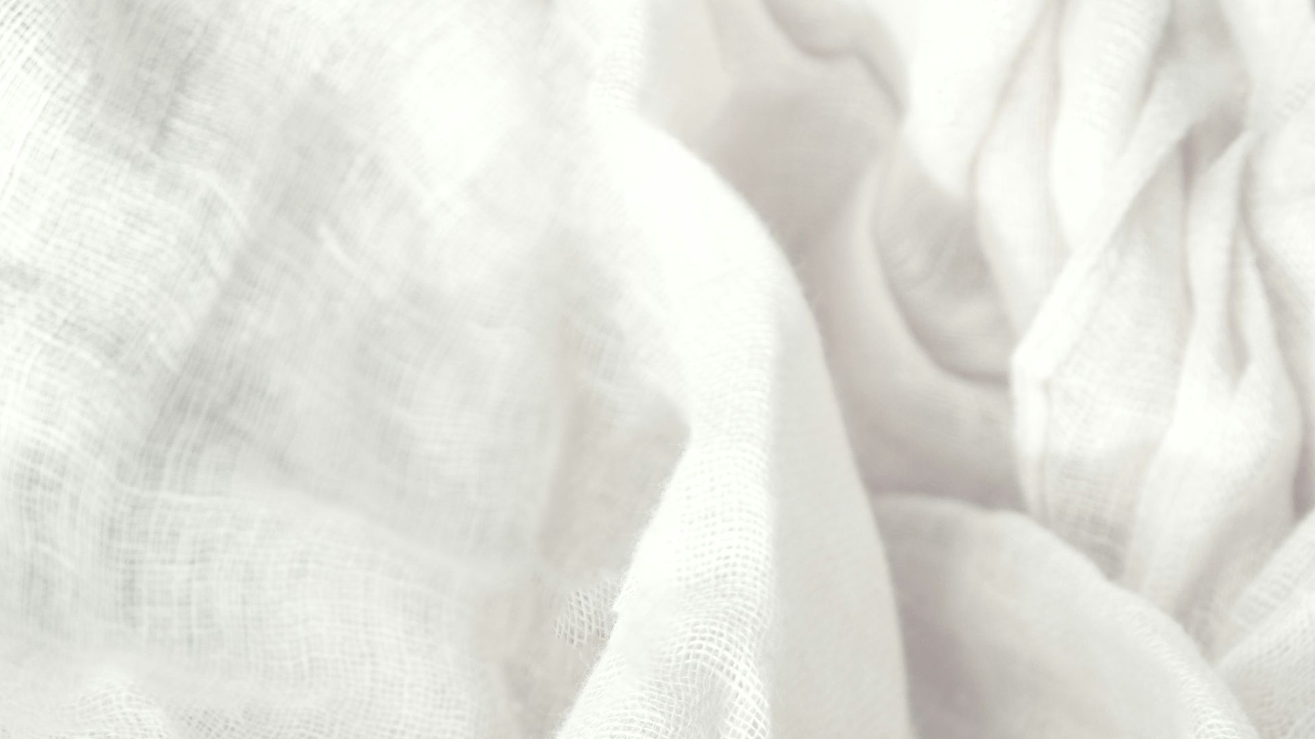 A black and white photo of a white cloth