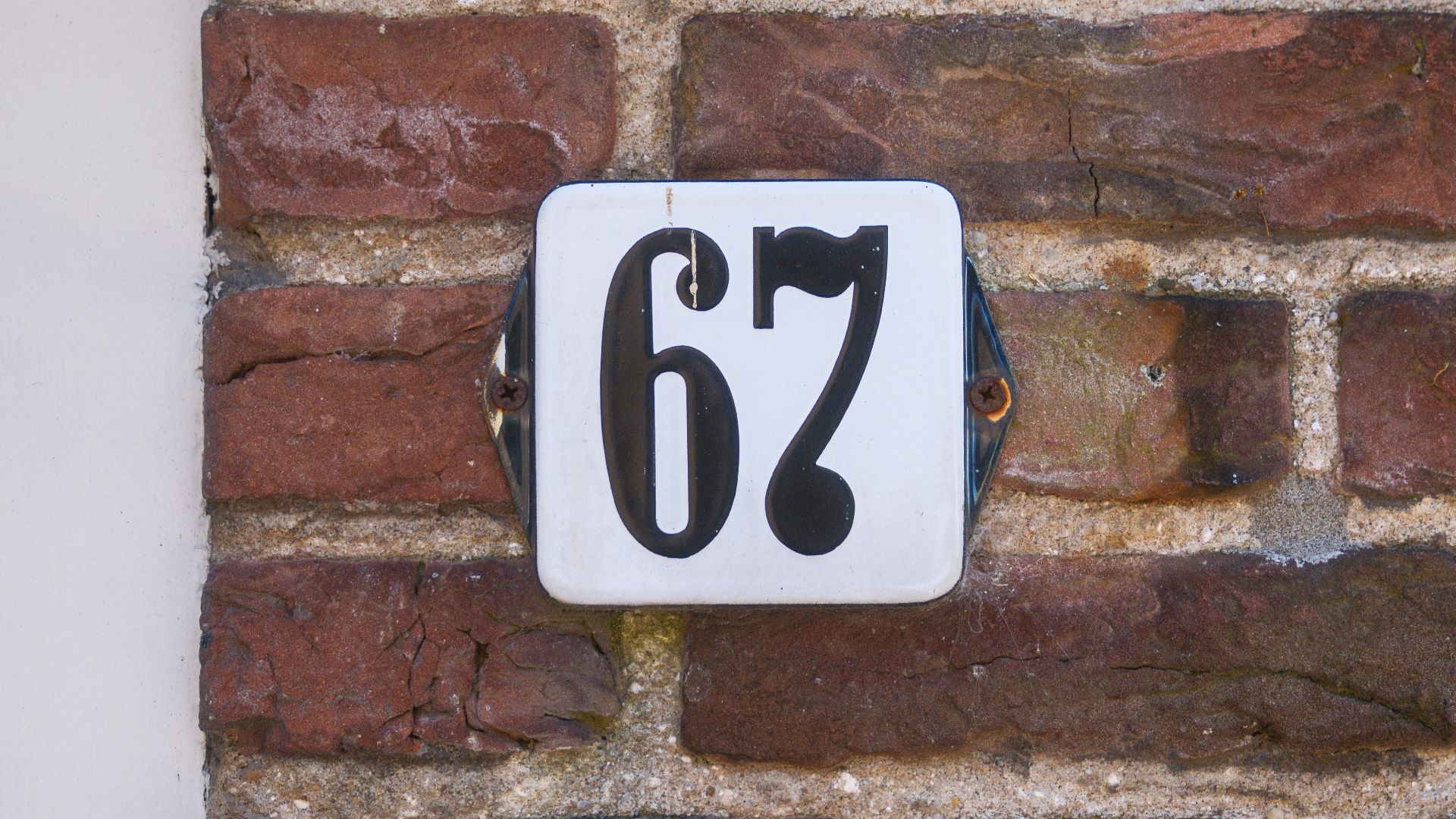 A house number,