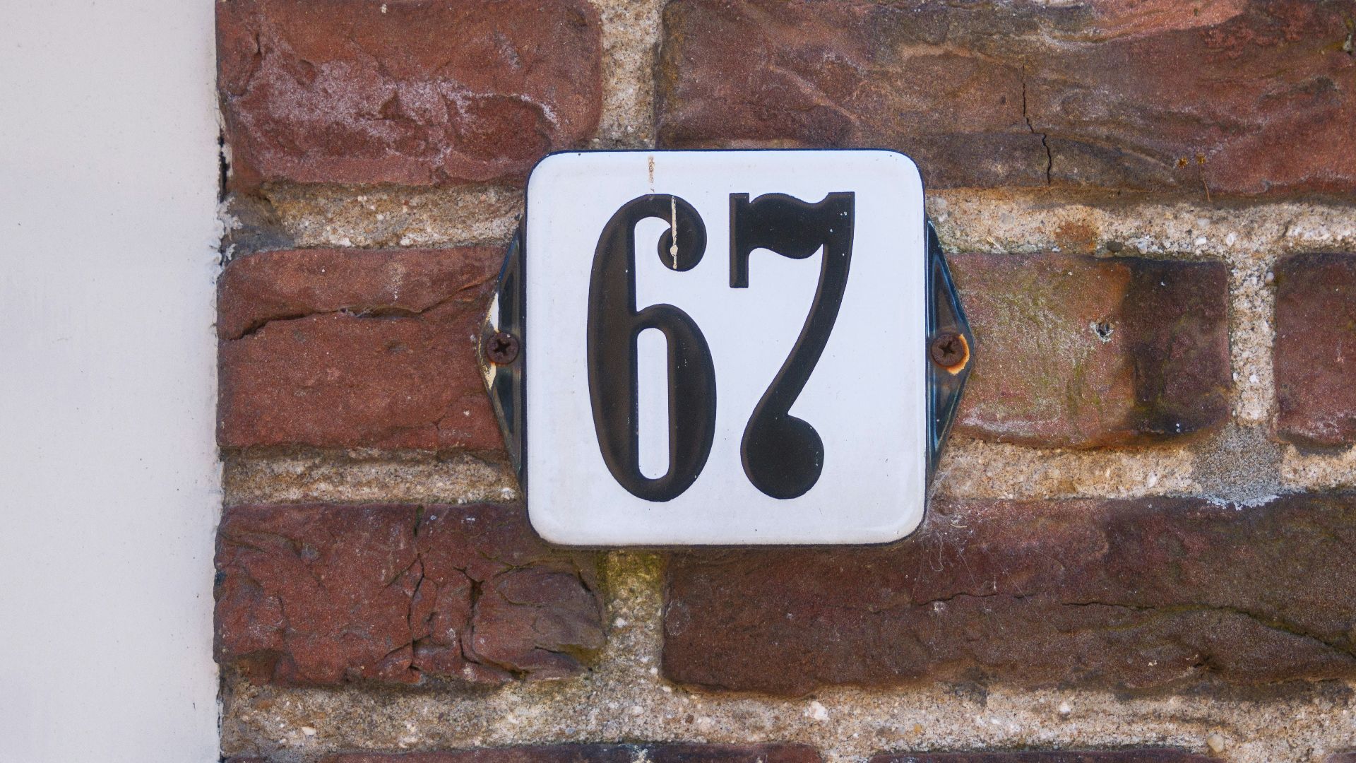 A house number,
