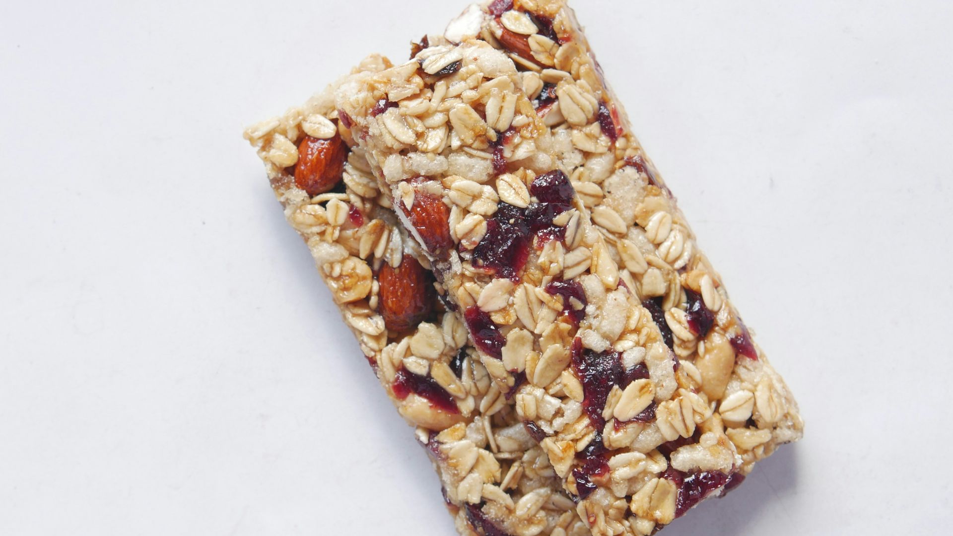 a bar of granola sitting on top of a table