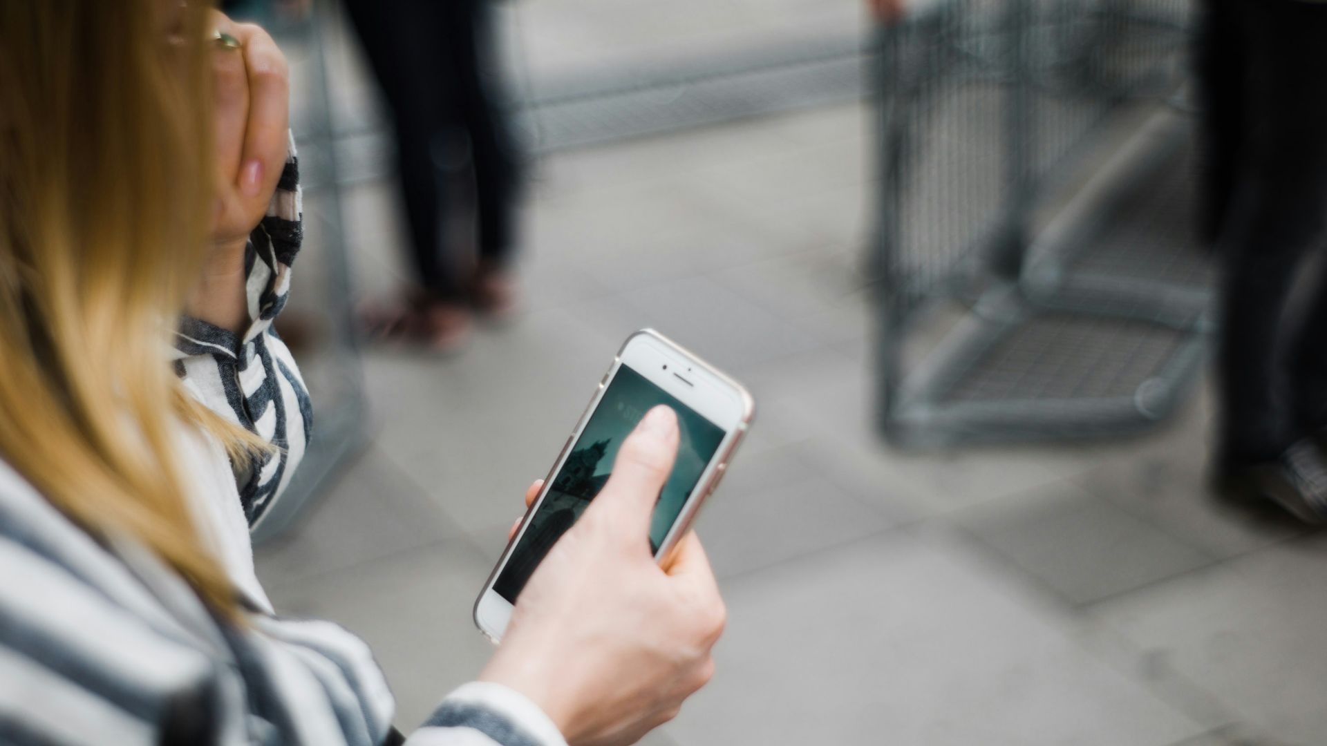 person holding smartphone
