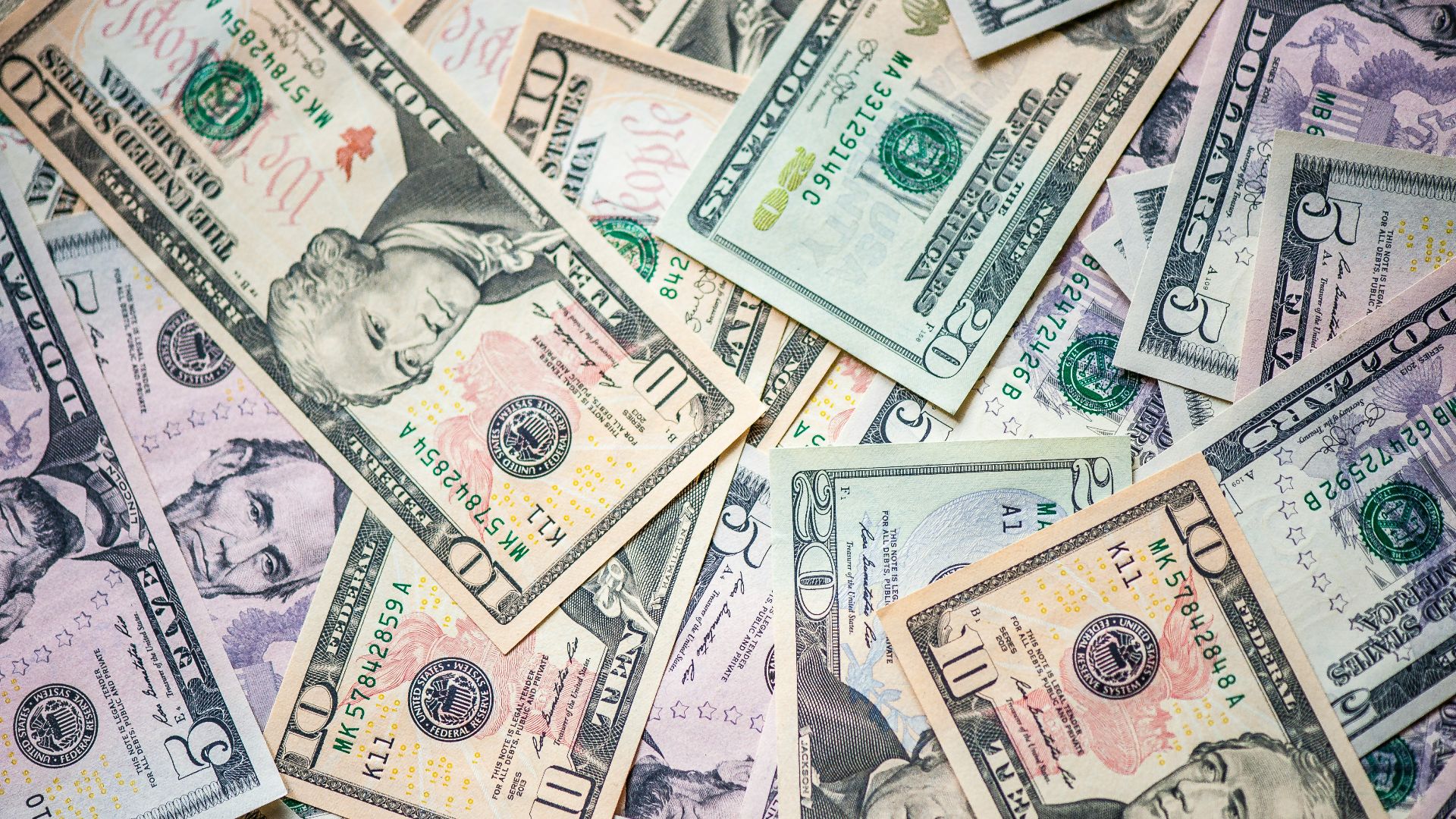 10 10 and 10 us dollar bill