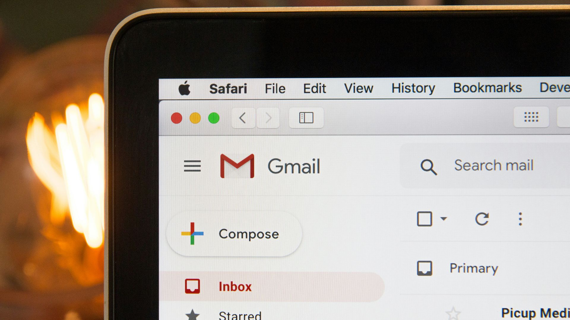 black laptop computer