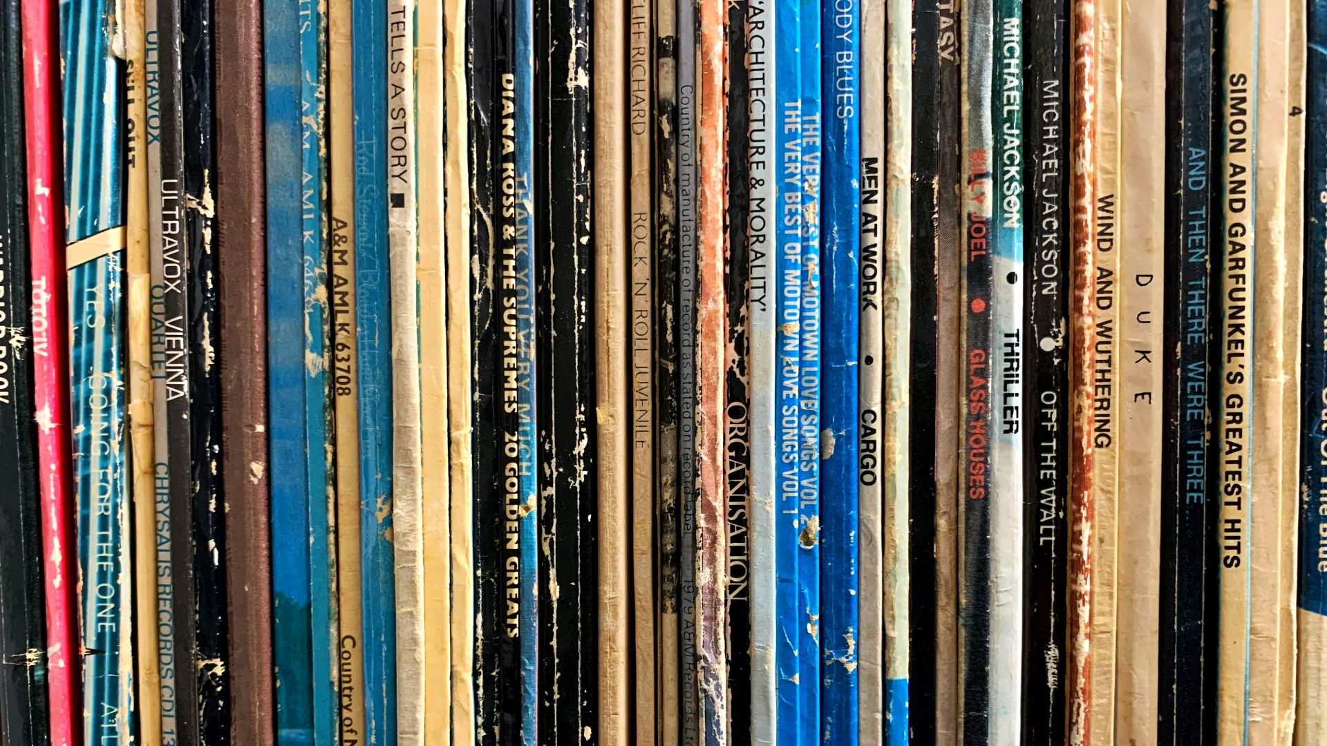 white black and blue books