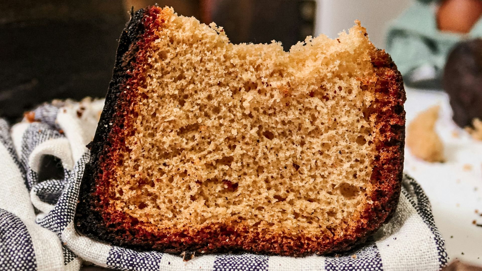 a piece of cake sitting on top of a table