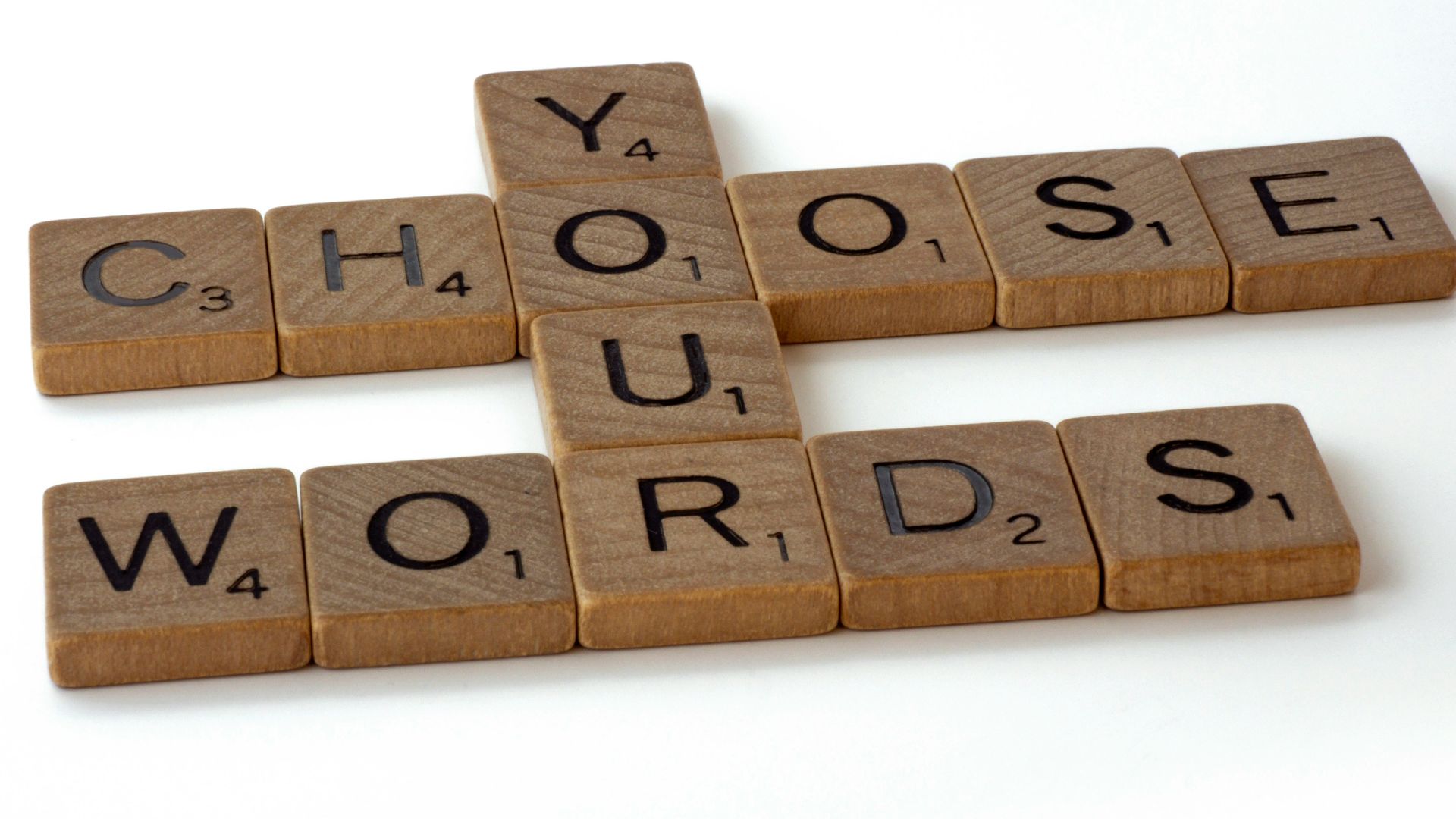Choose your words tiles
