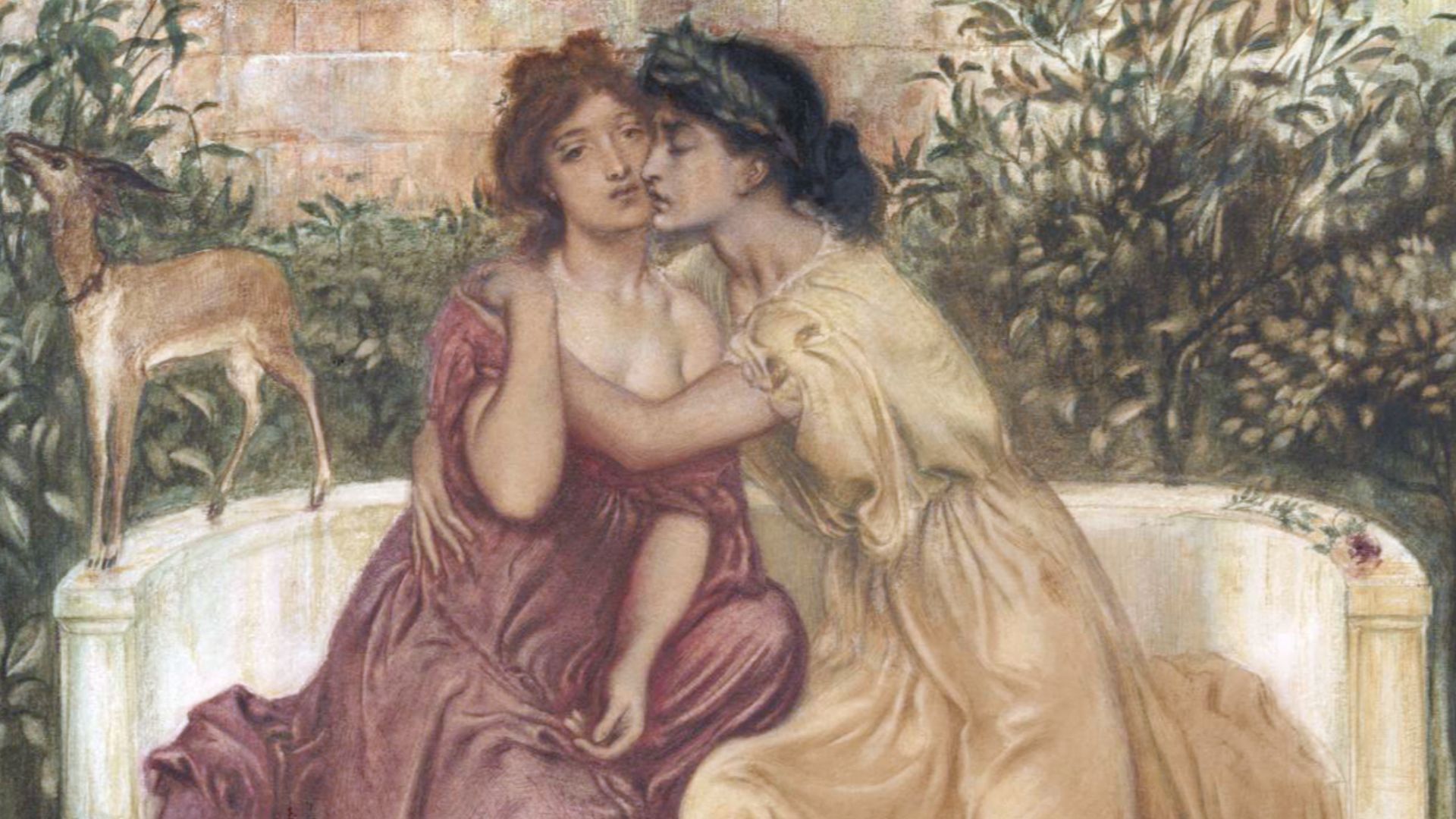 File:Sappho and Erinna in a Garden at Mytilene.jpg