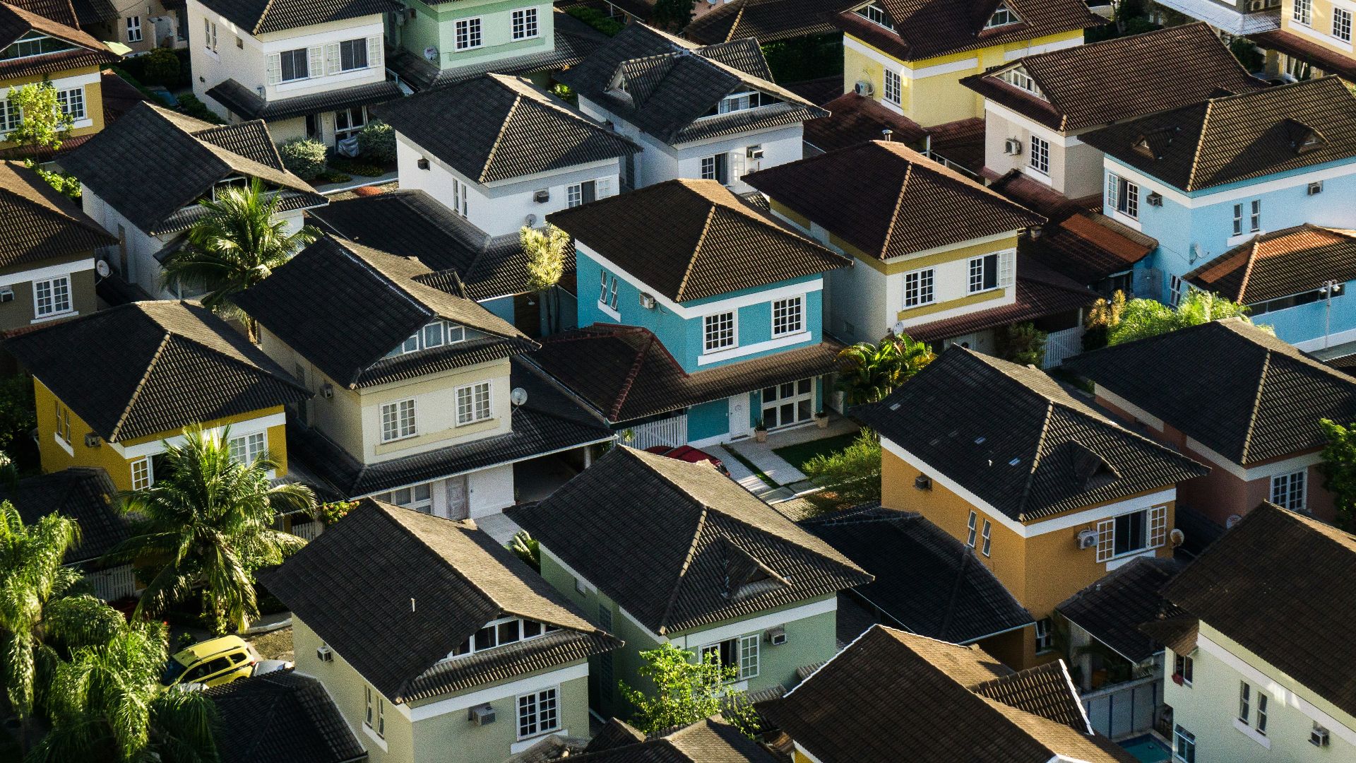 aerial photography of rural