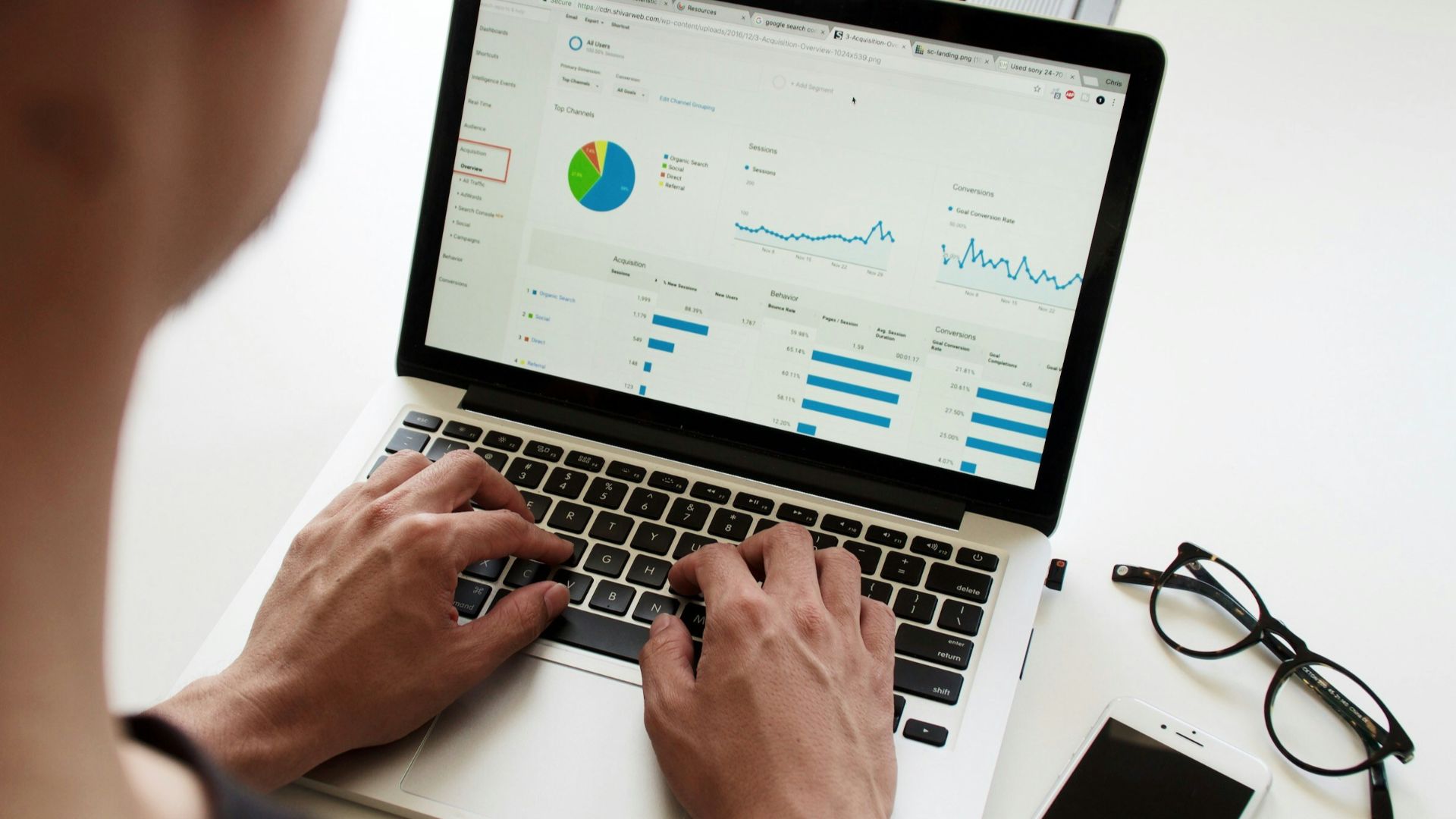 person using MacBook Pro