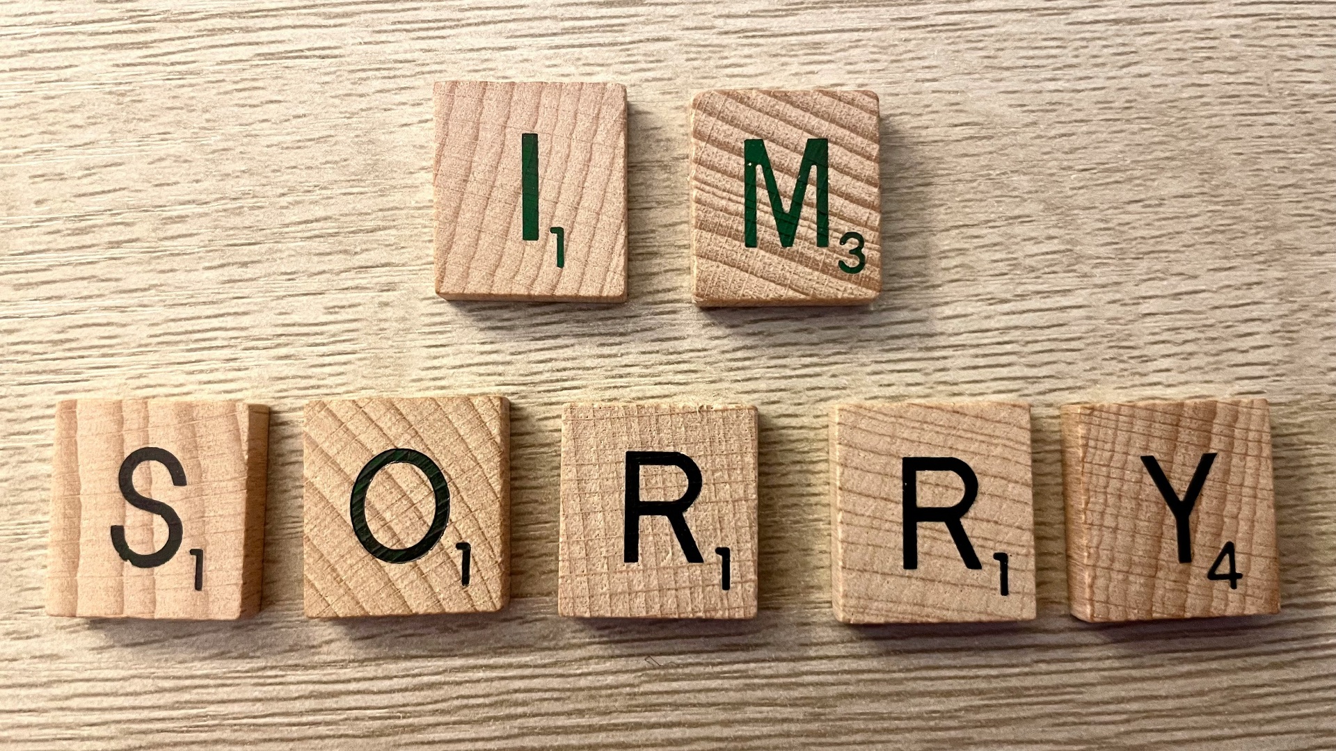 a group of wooden letters