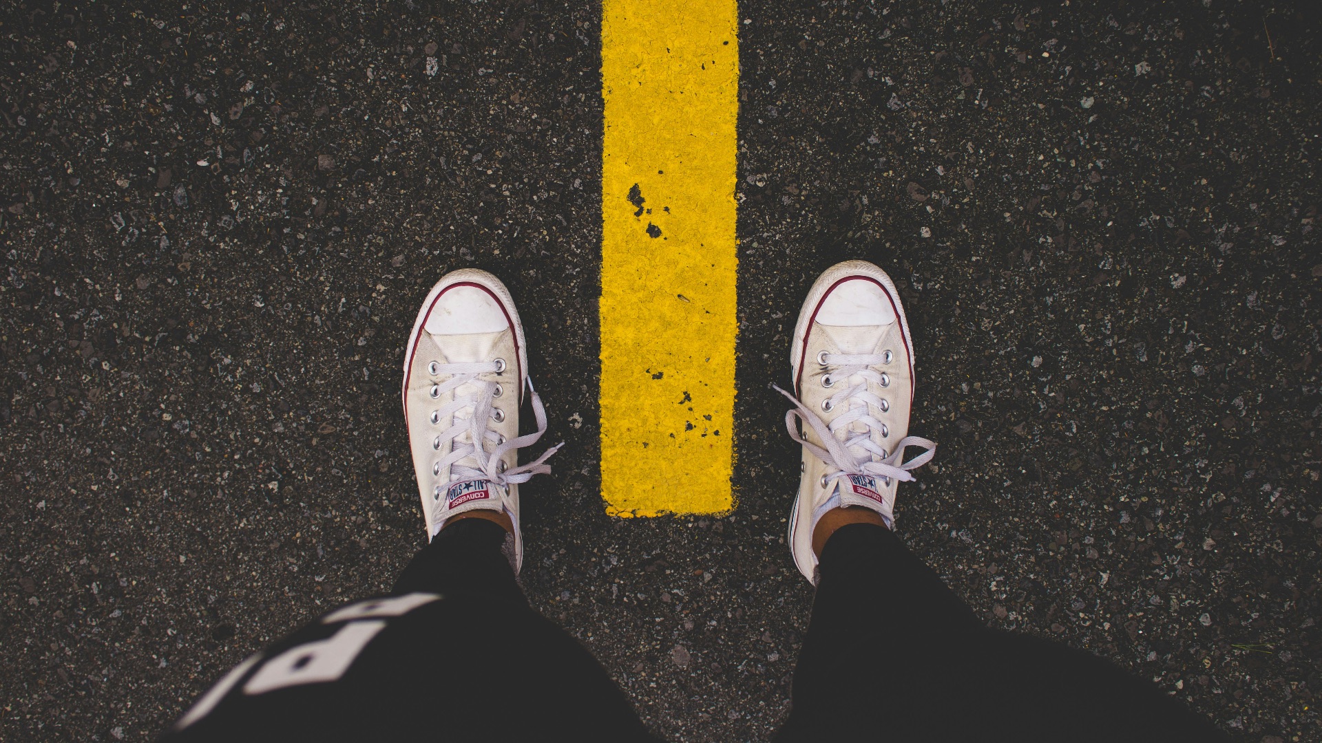 white Converse All-Star low-tops