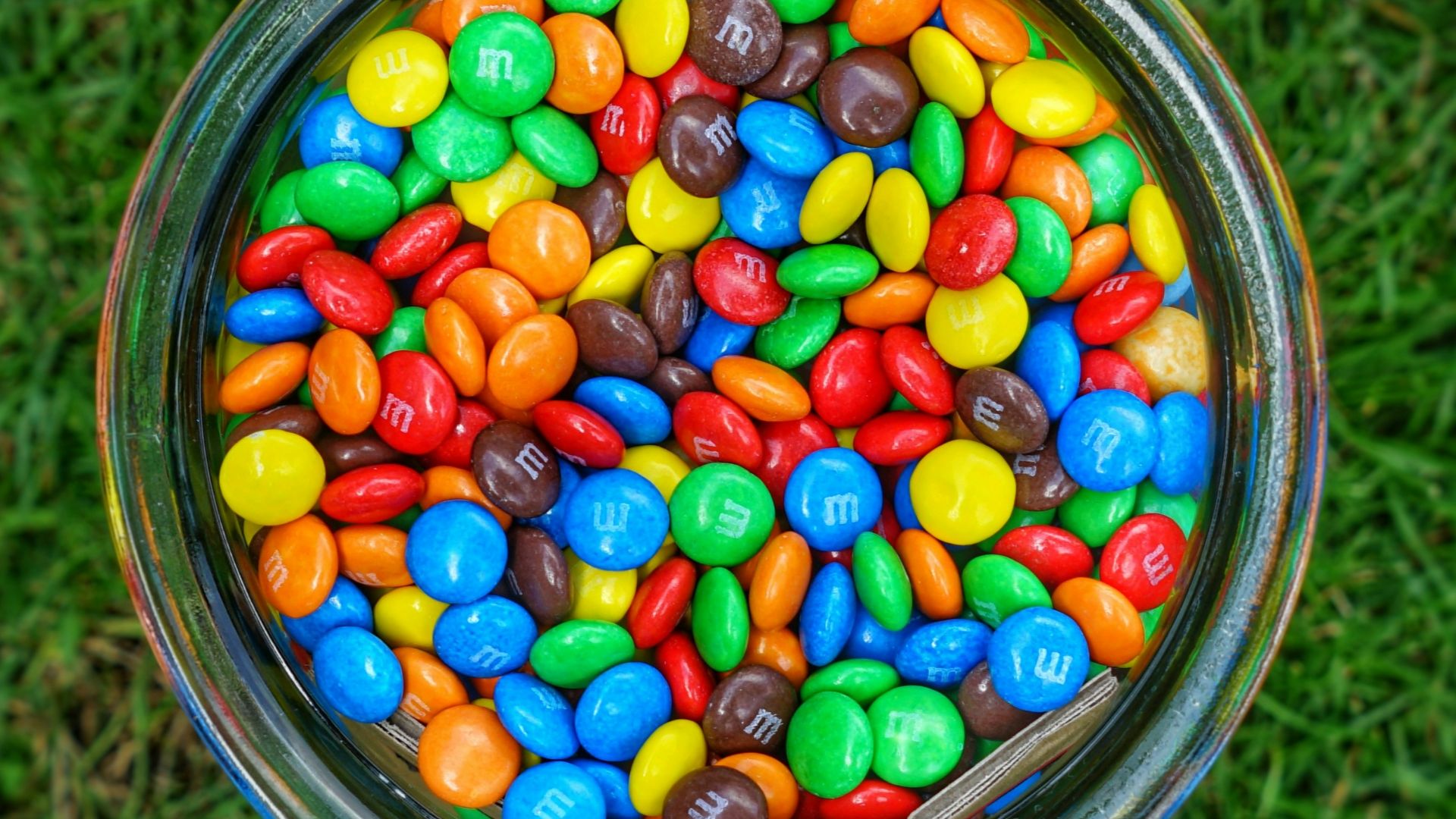 jar of M&M's
