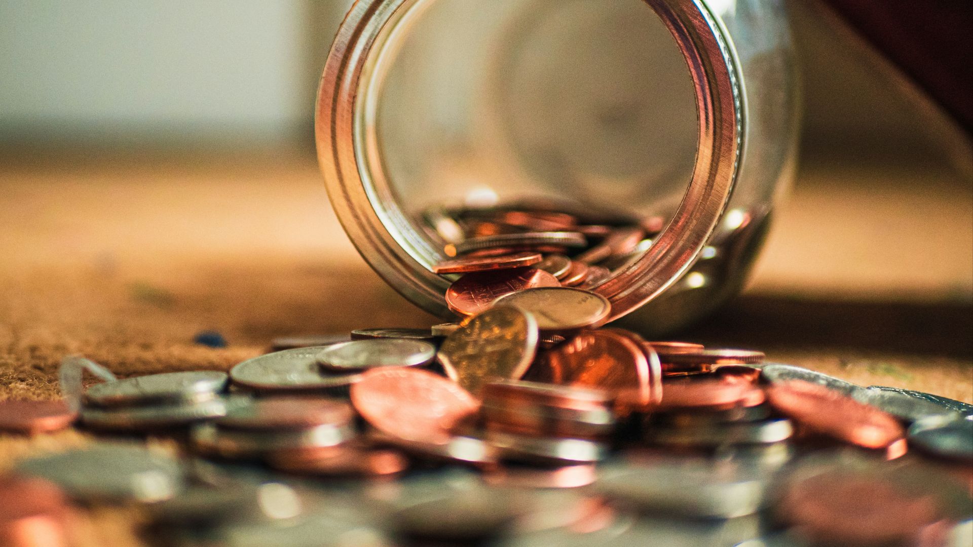 close-up photo of assorted coins