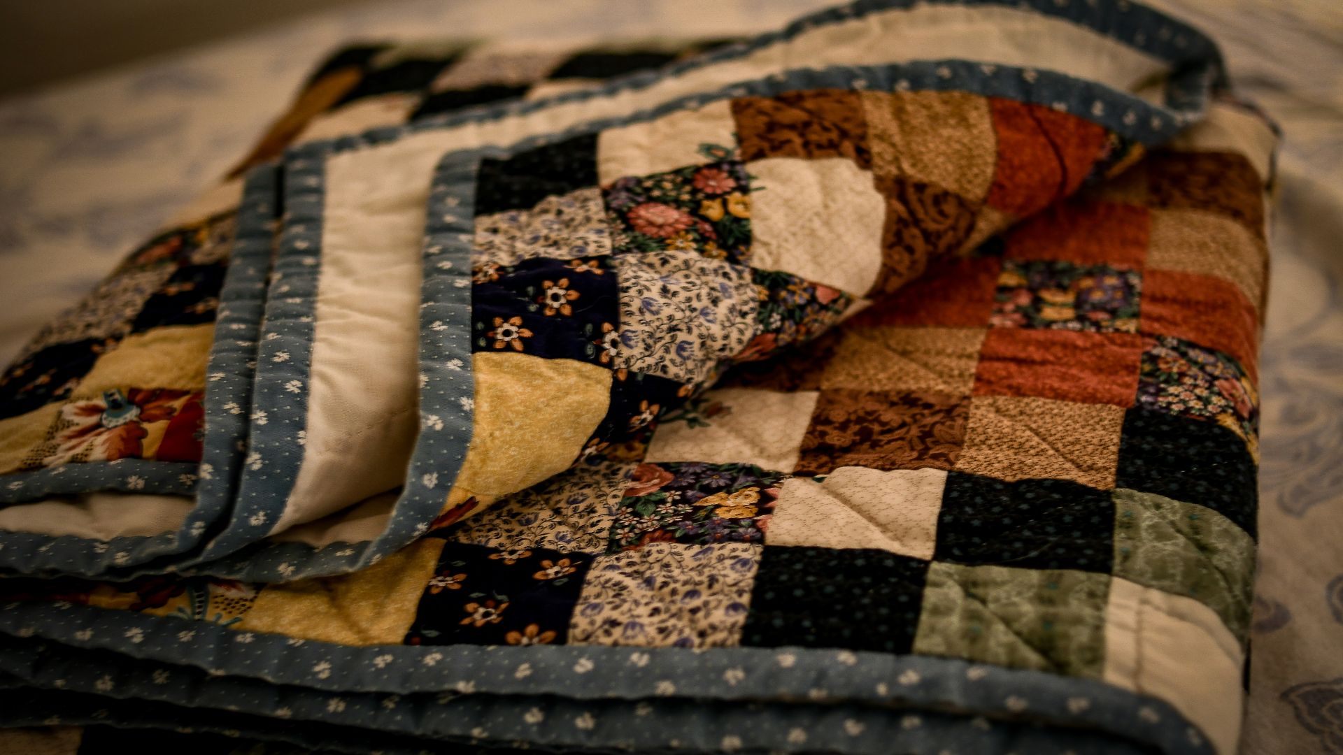 white brown and black textile