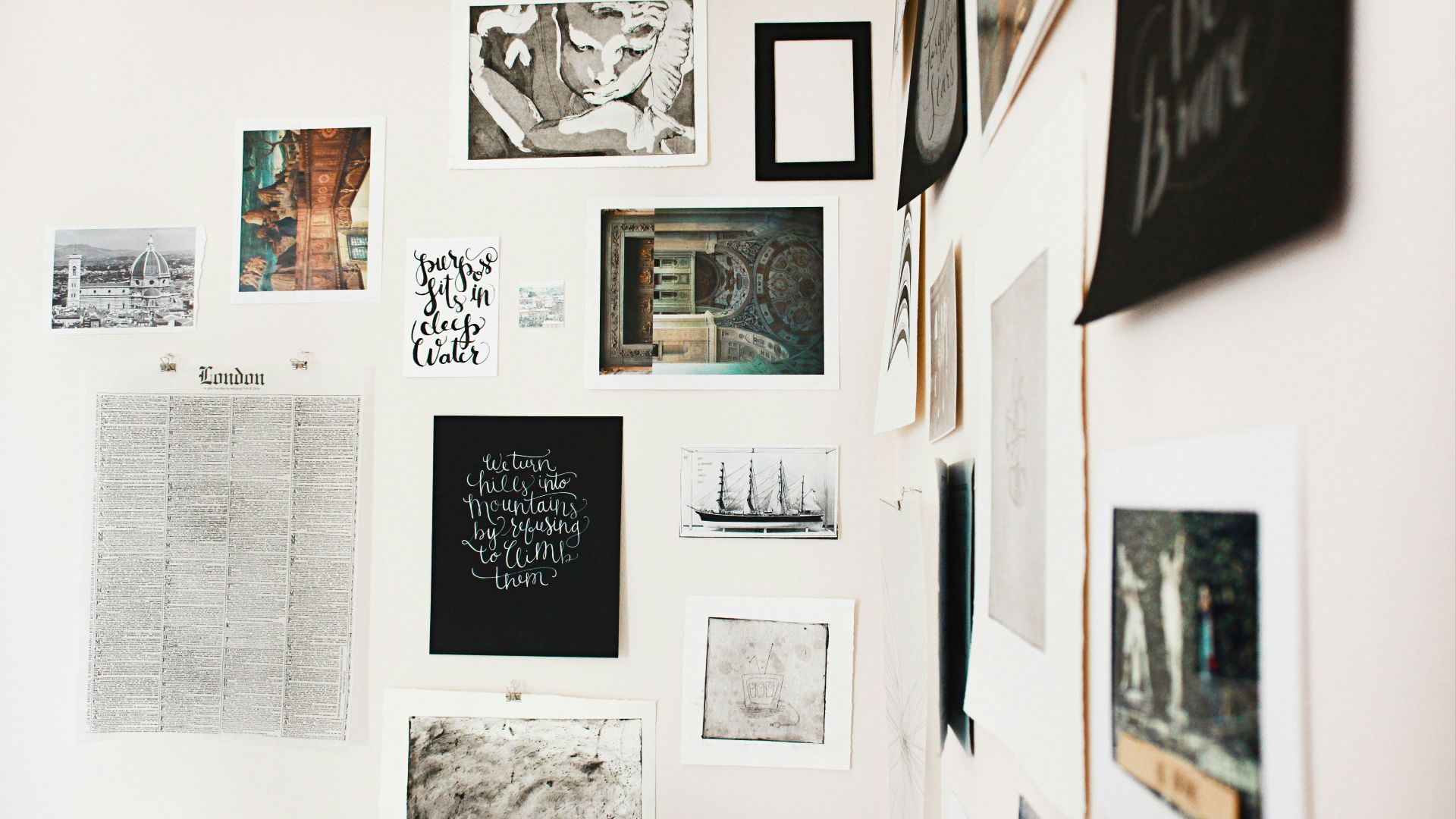 grayscale photo of man and woman