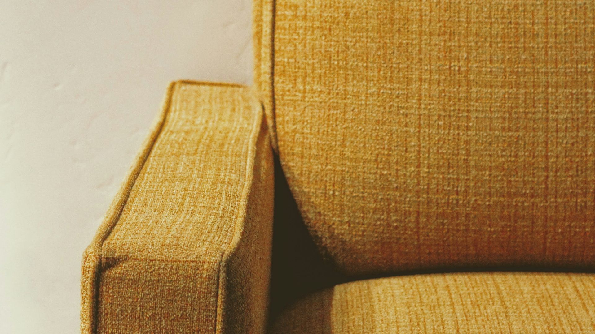 brown fabric sofa