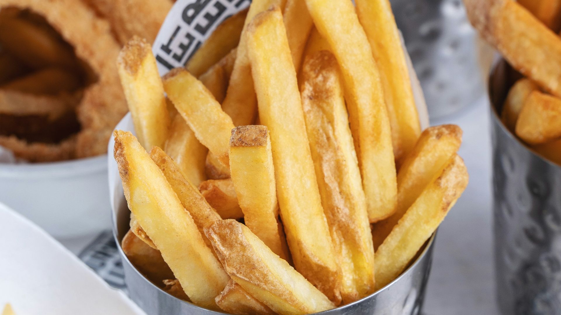 french fries on white ceramic plate