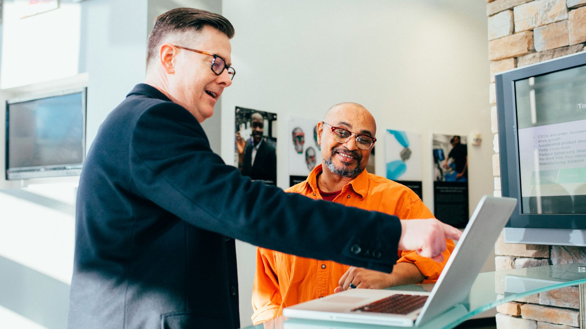 unknown person using laptop