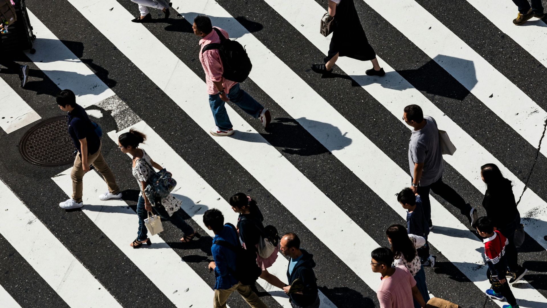 peoples walking on pedestrian lane