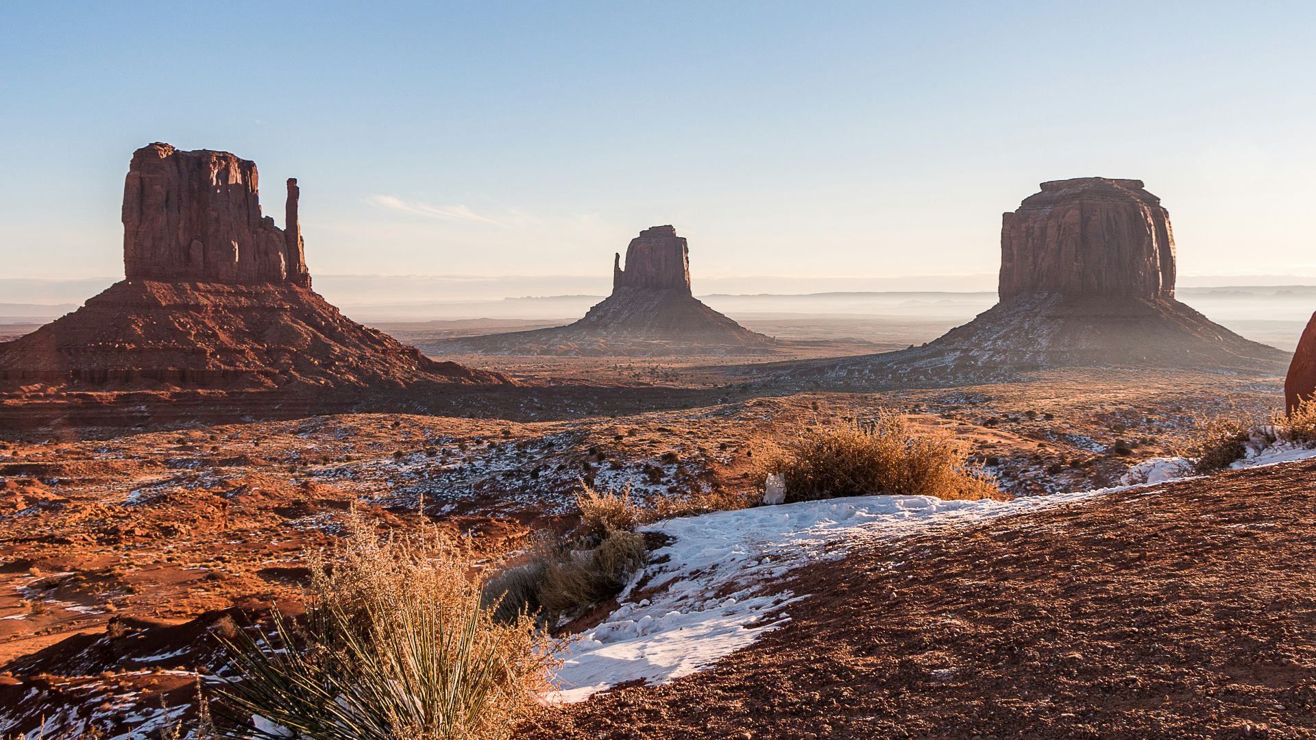 two plateau in distant of other plateau