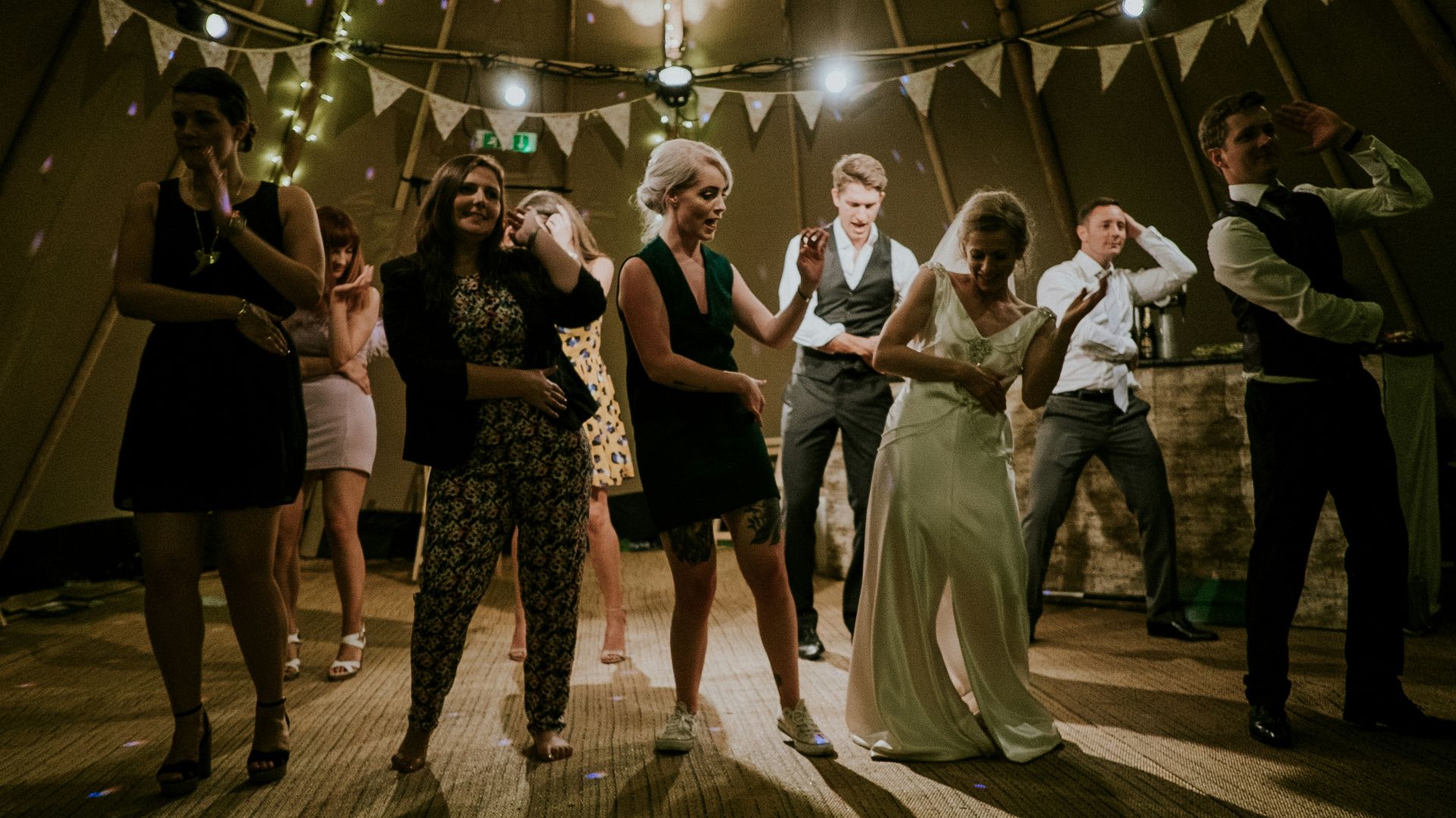 group of people dancing