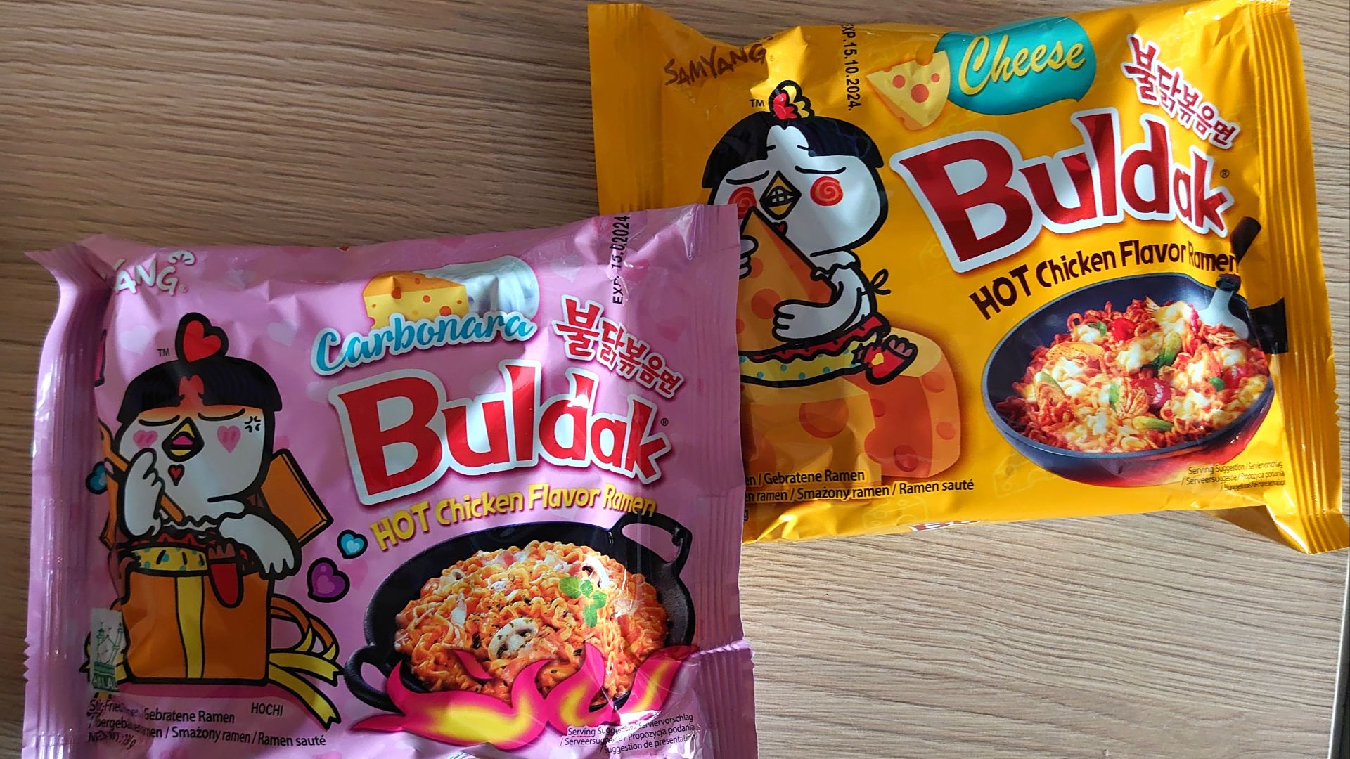 File:Two packs of Samyang Buldak ramen.jpg