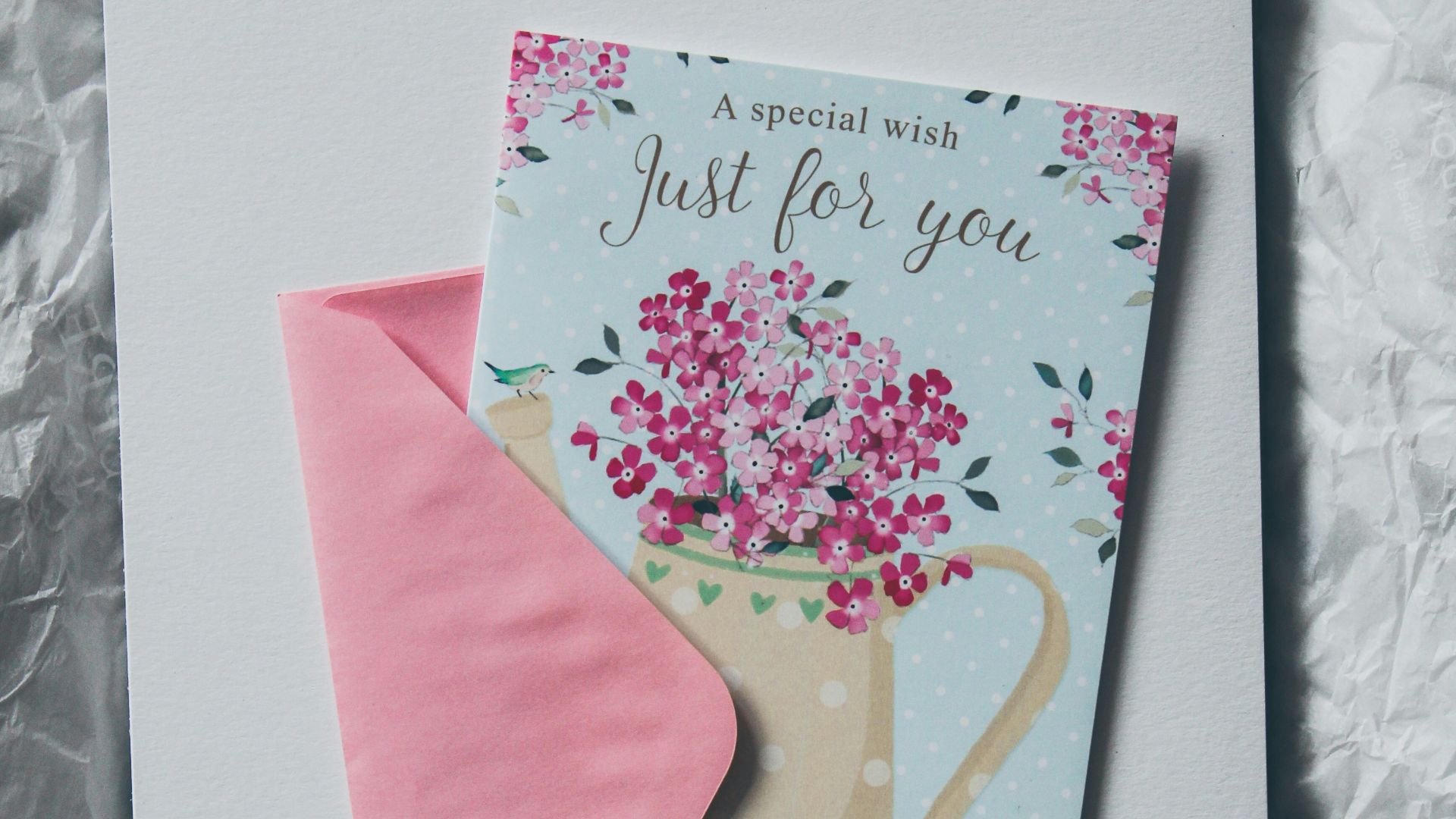 Just for you card