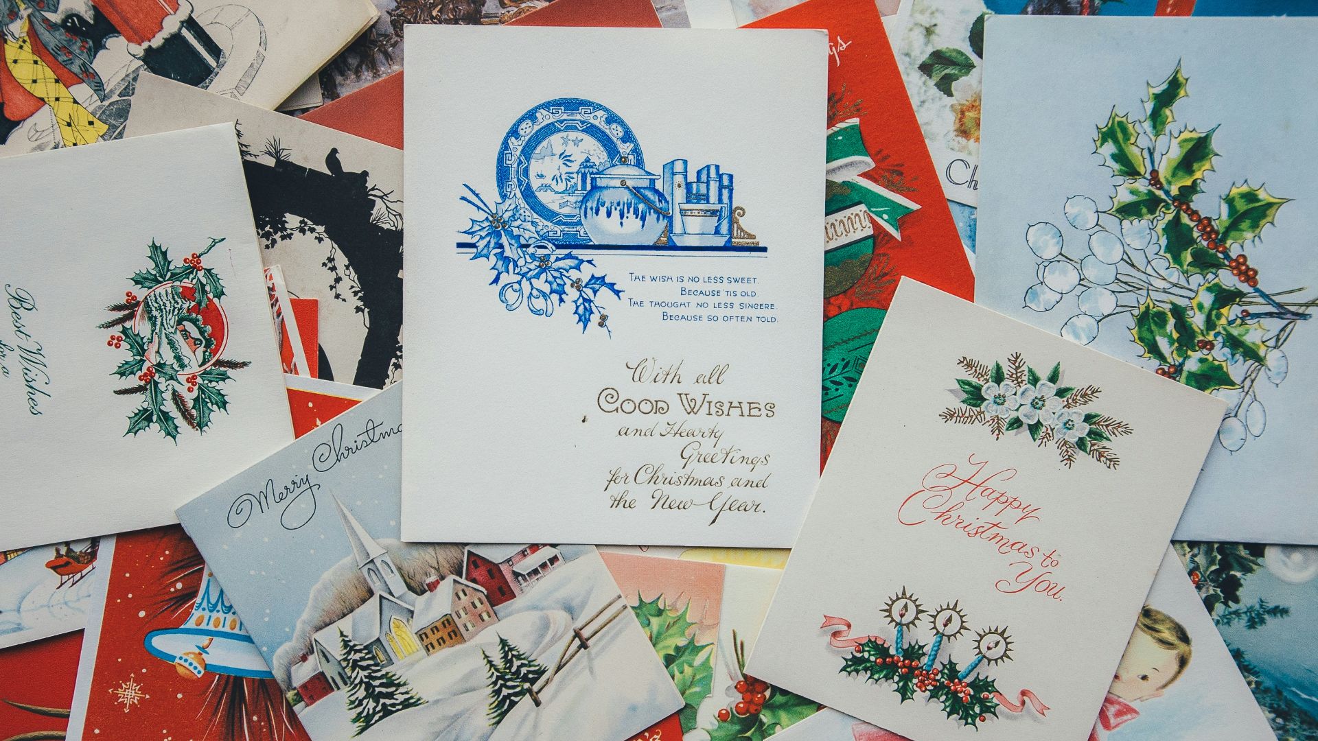 pile of greeting cards