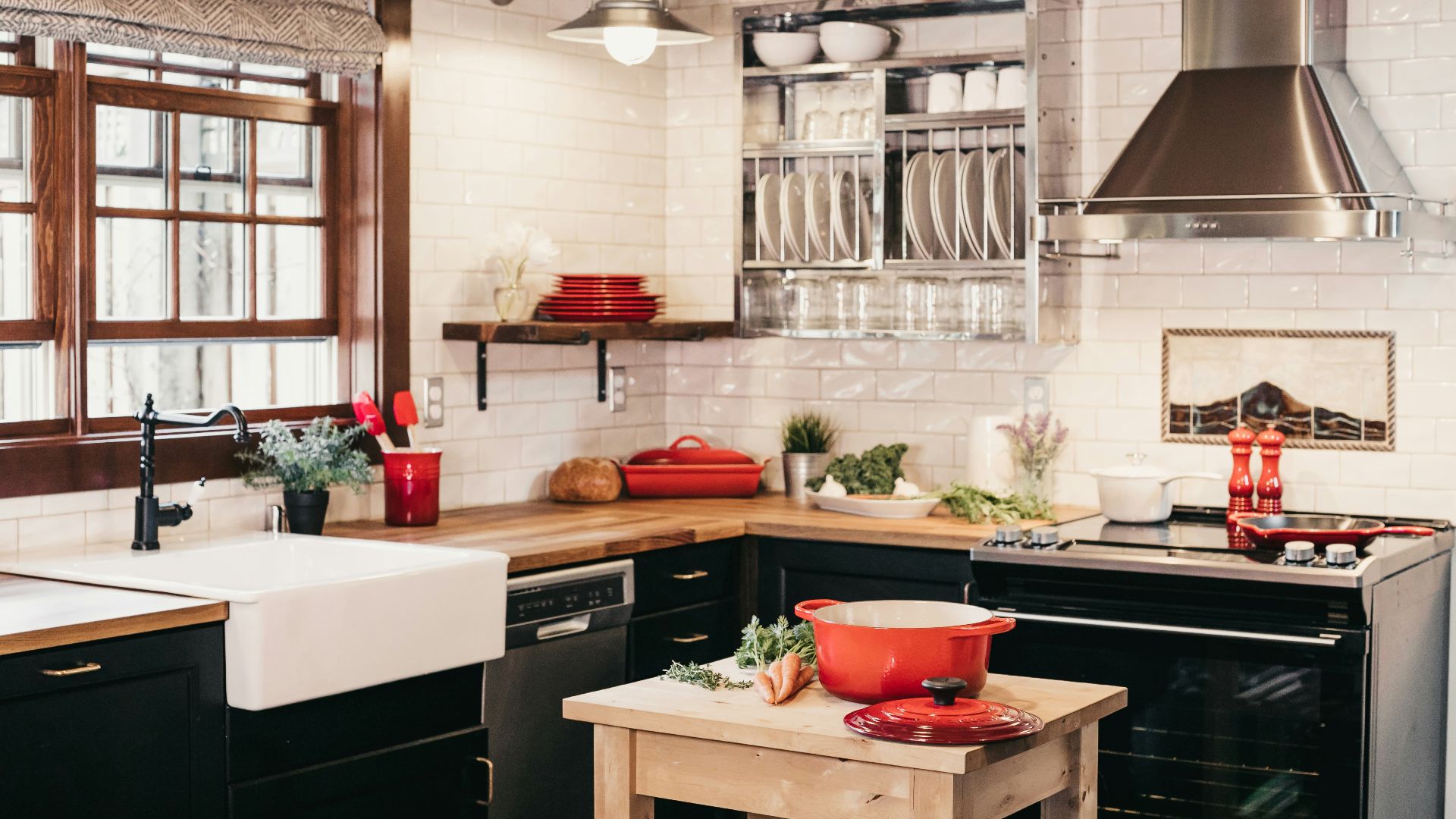 gray freestanding range oven