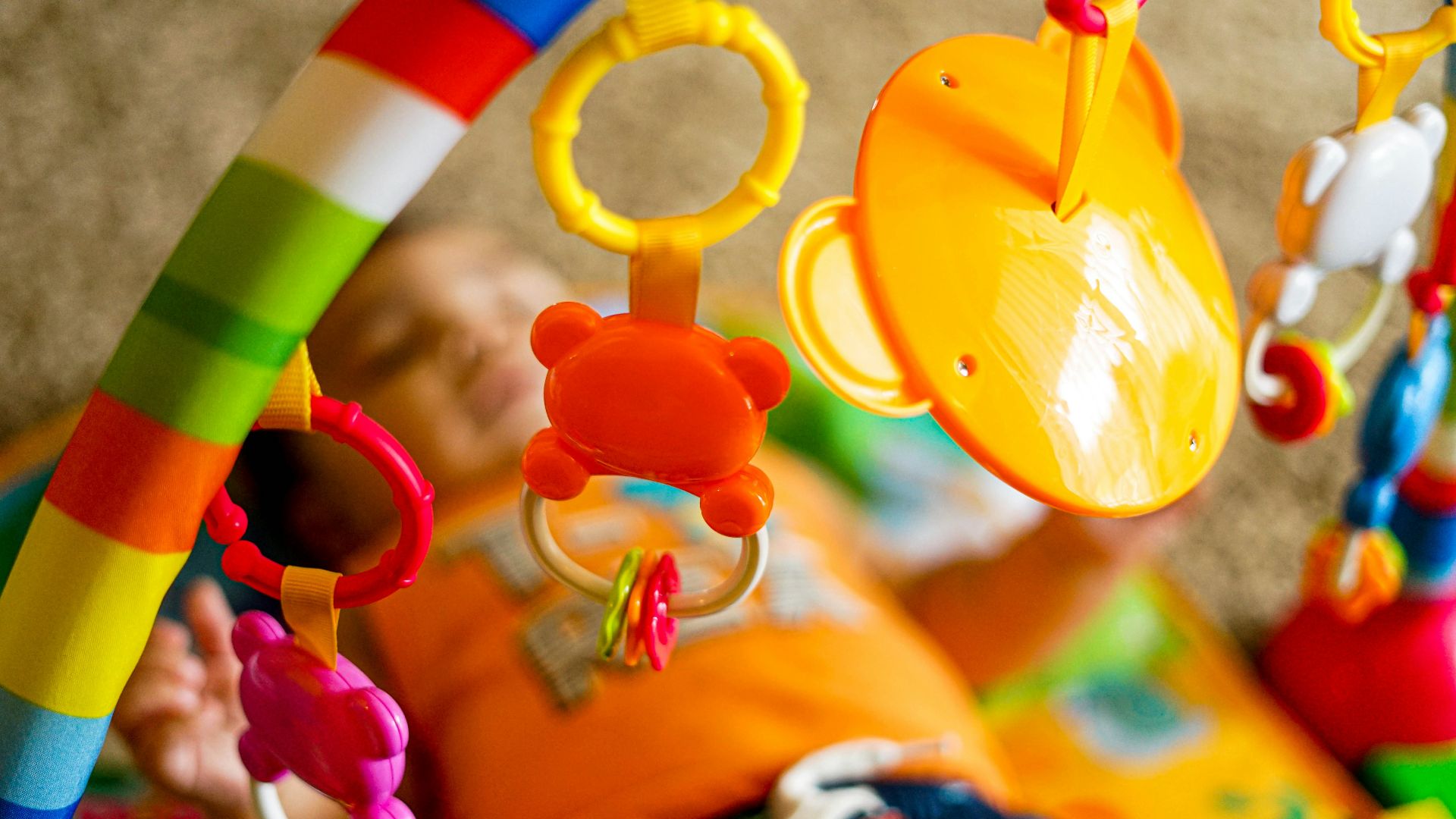 yellow red blue and green beaded accessory