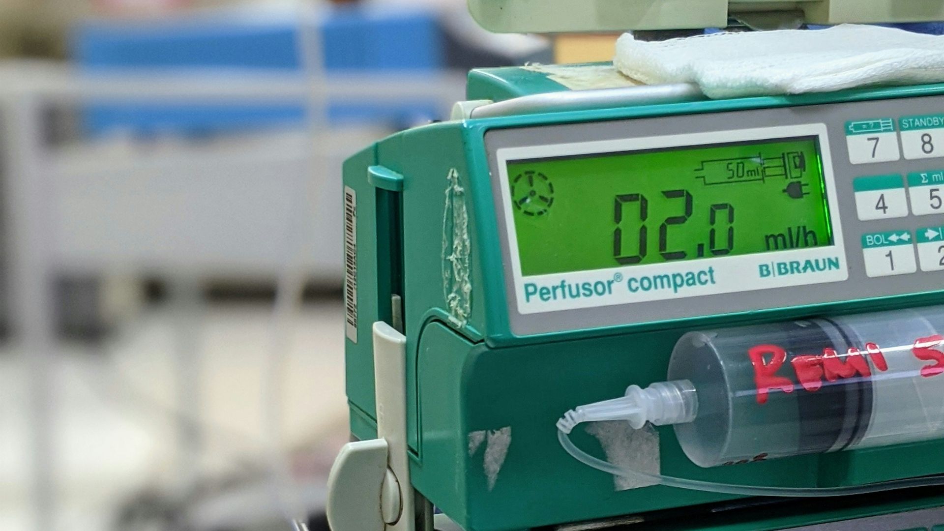 green and white digital device