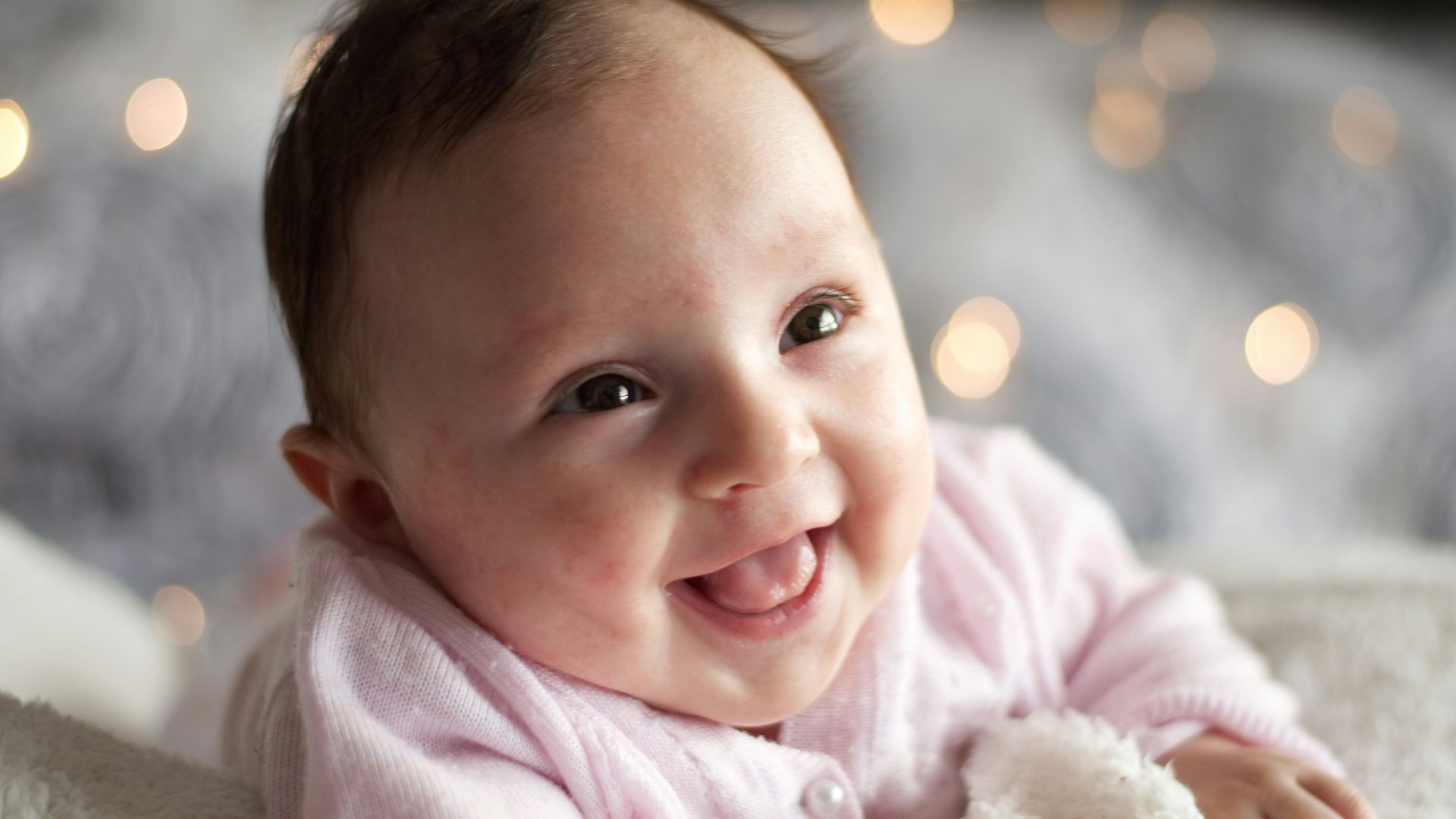 baby's smiling photography