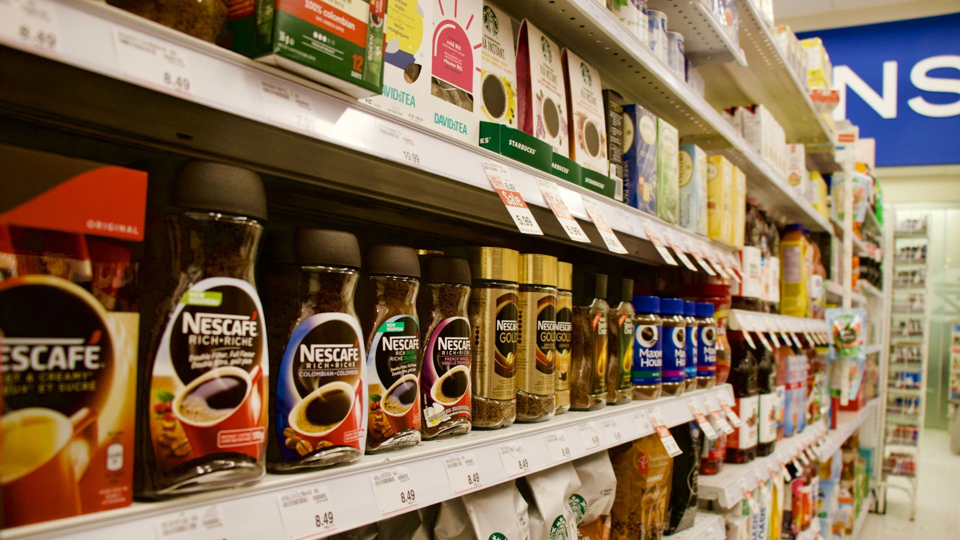 UNKs original bottle on white shelf