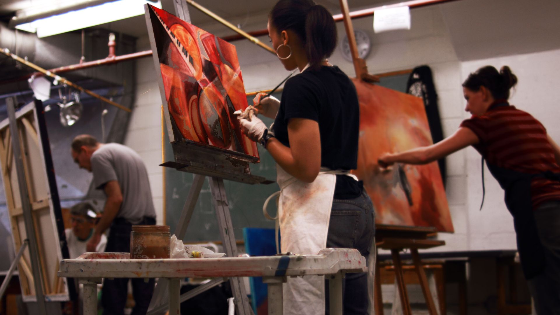 File:Painting students art league school.jpg