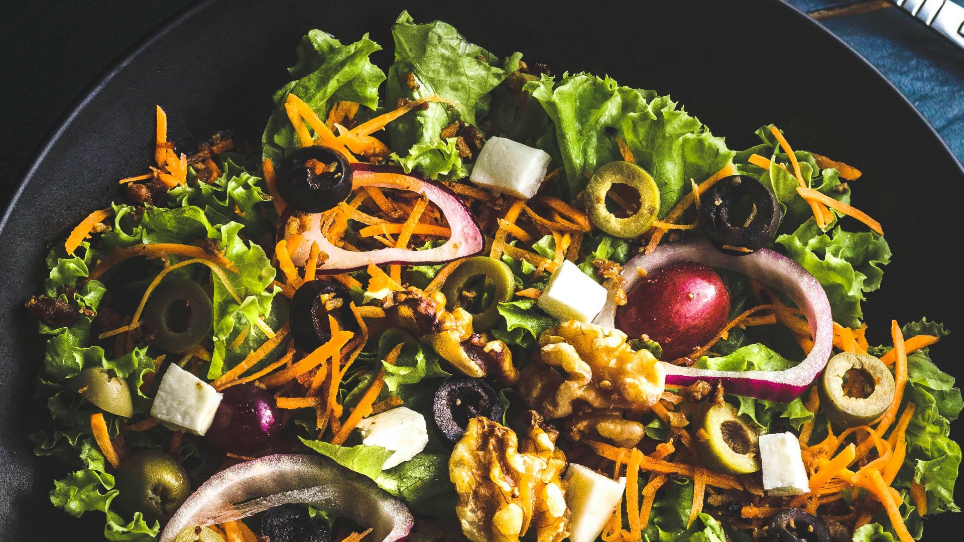 cooked food on black bowl